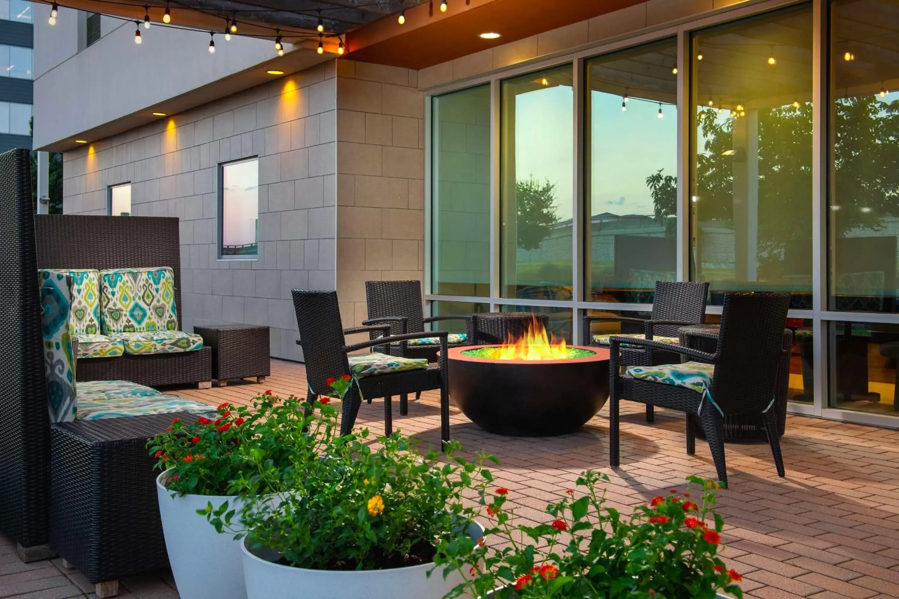 Patio in Home2 Suites by Hilton Austin Round Rock