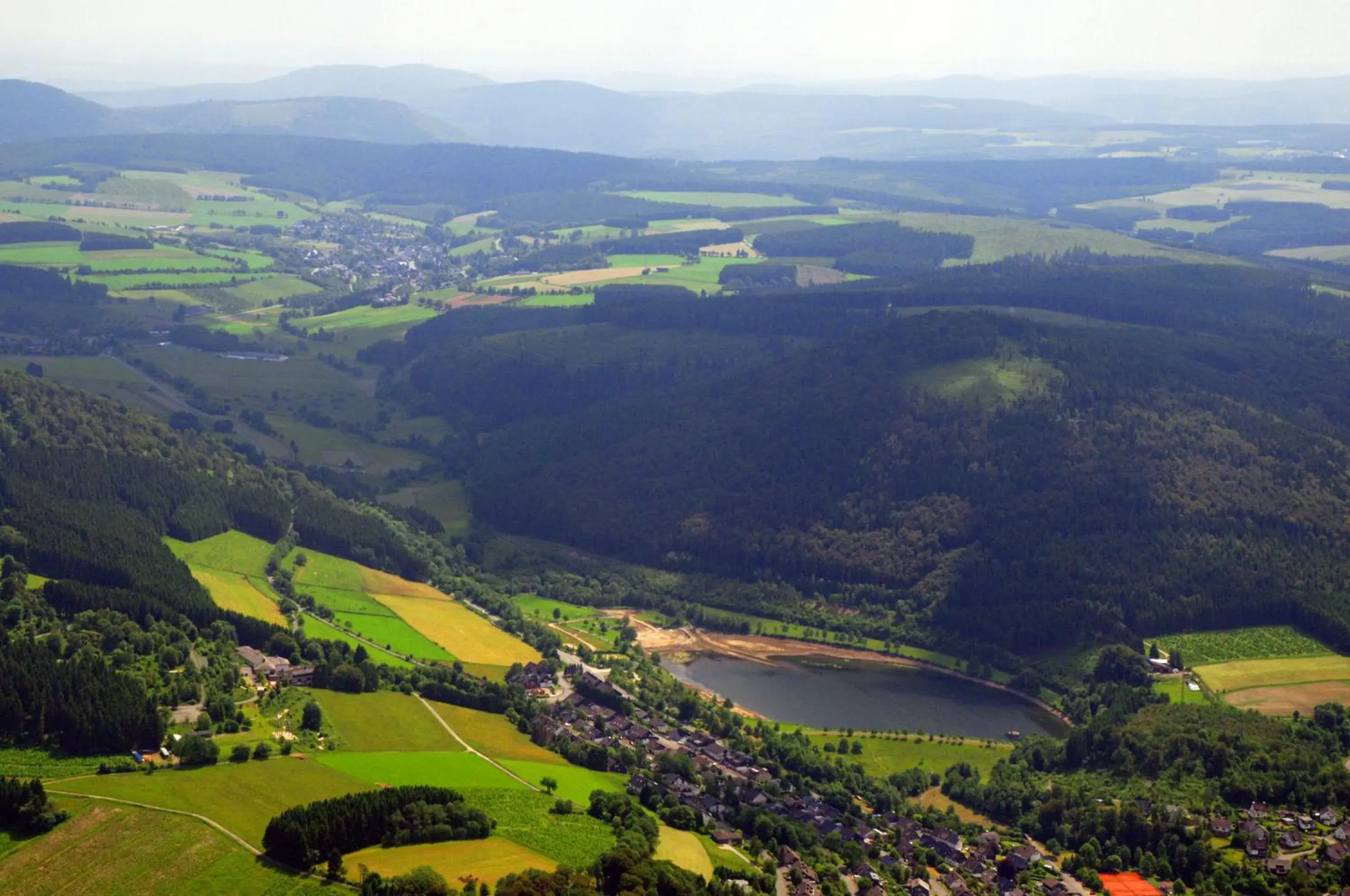Natural landscape, Bird's-eye View in Hotel Niedersfeld-Winterberg