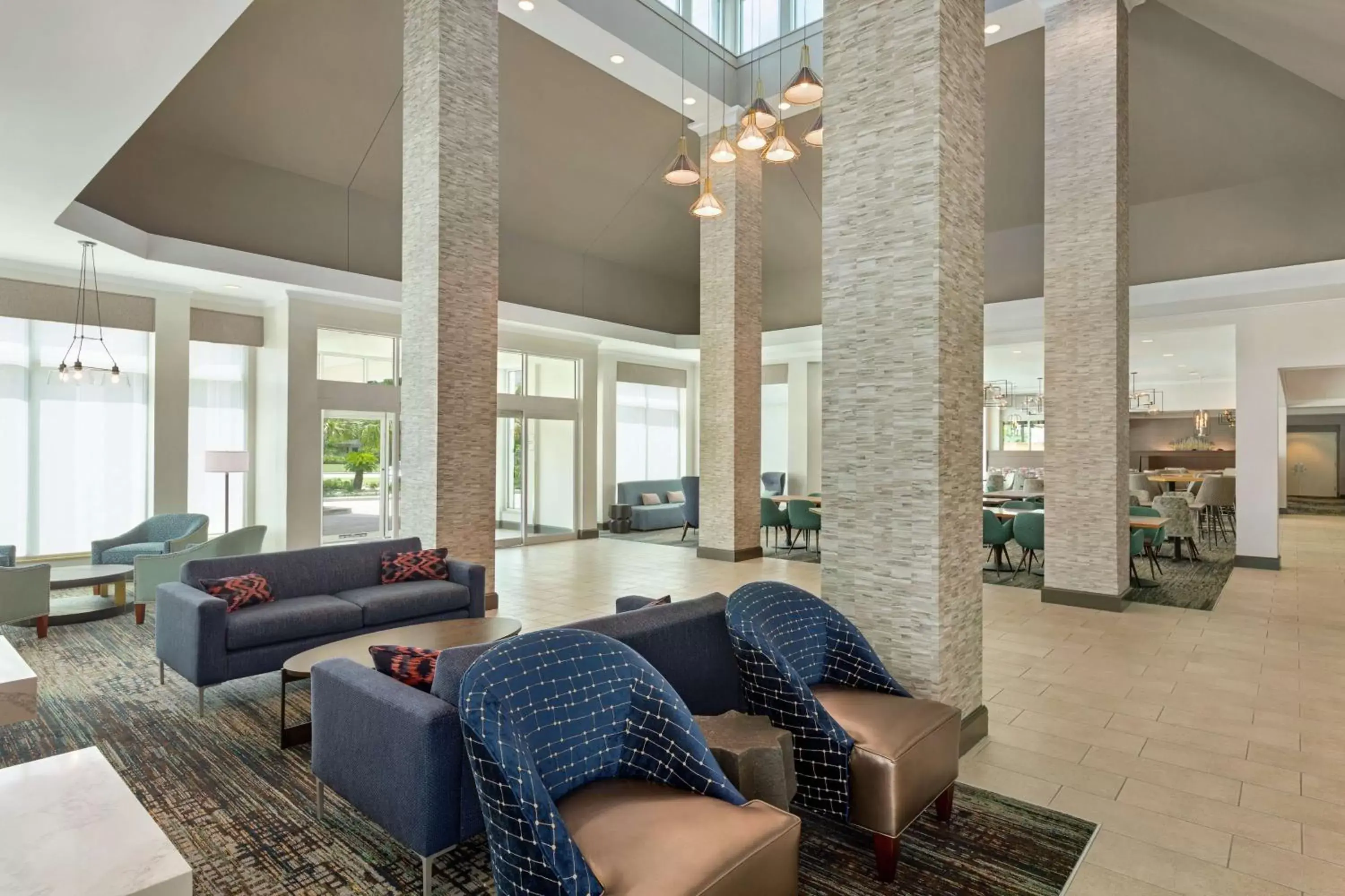 Lobby or reception, Seating Area in Hilton Garden Inn Houston Energy Corridor