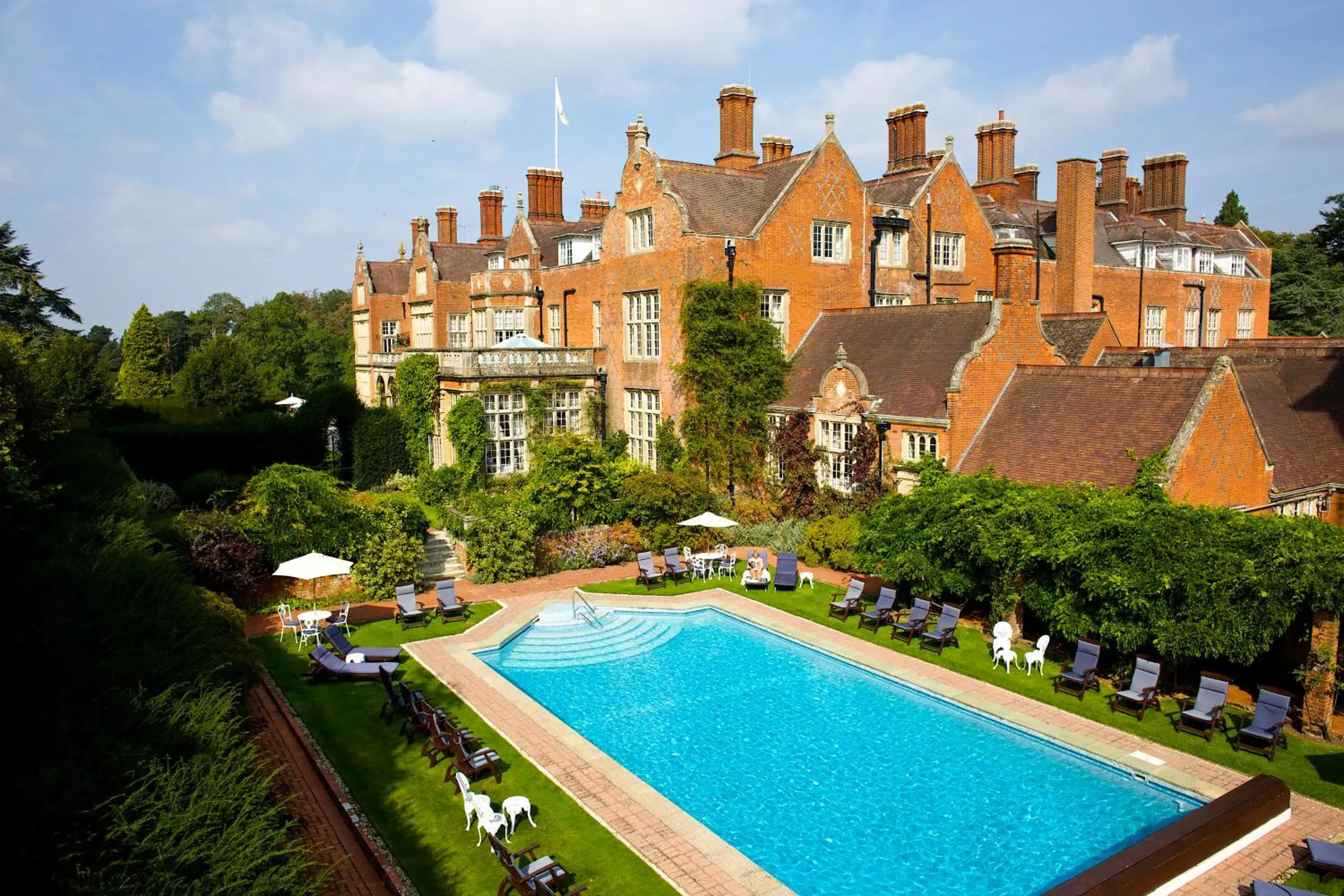 Swimming pool, Pool View in Tylney Hall Hotel