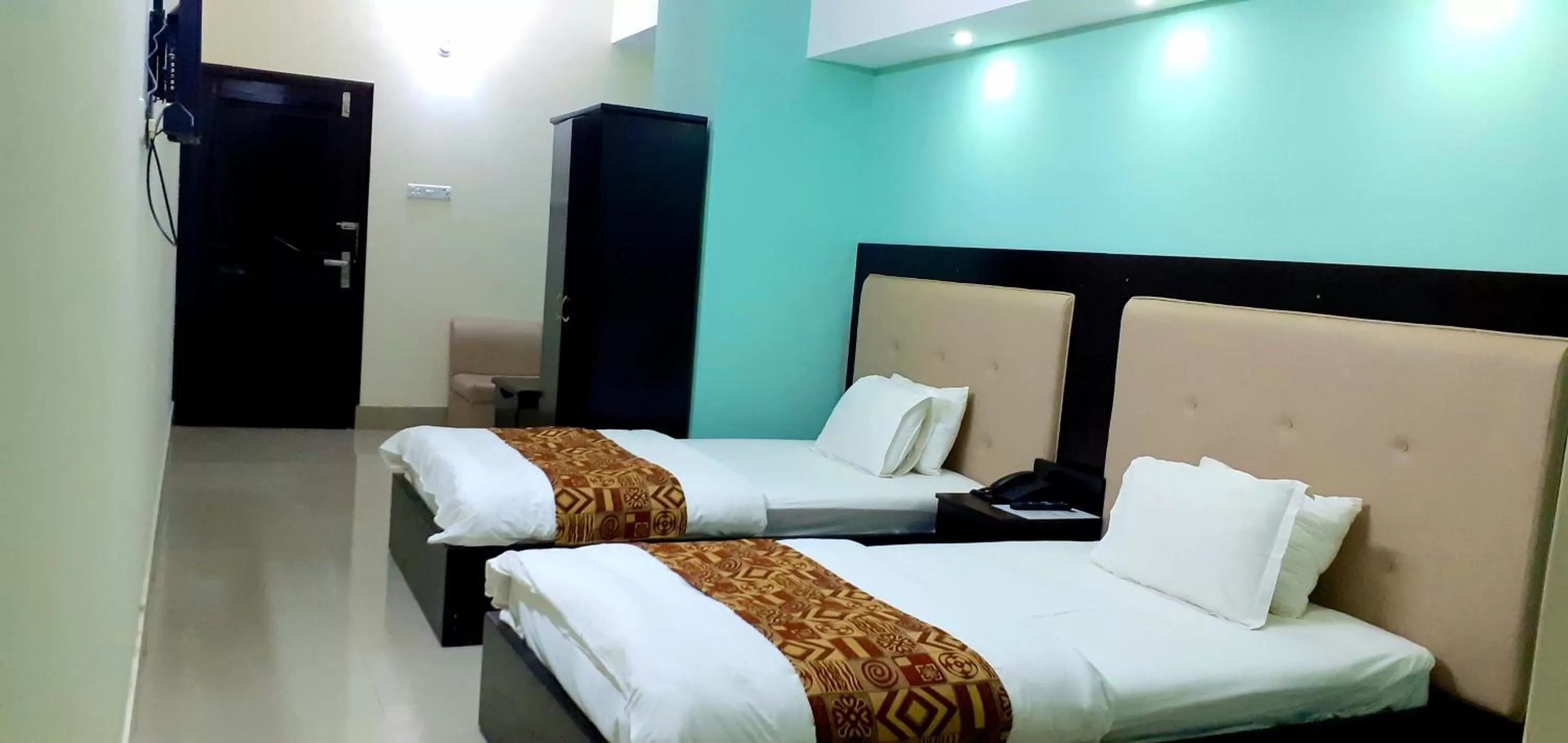 Bed in Grand Surma Hotel