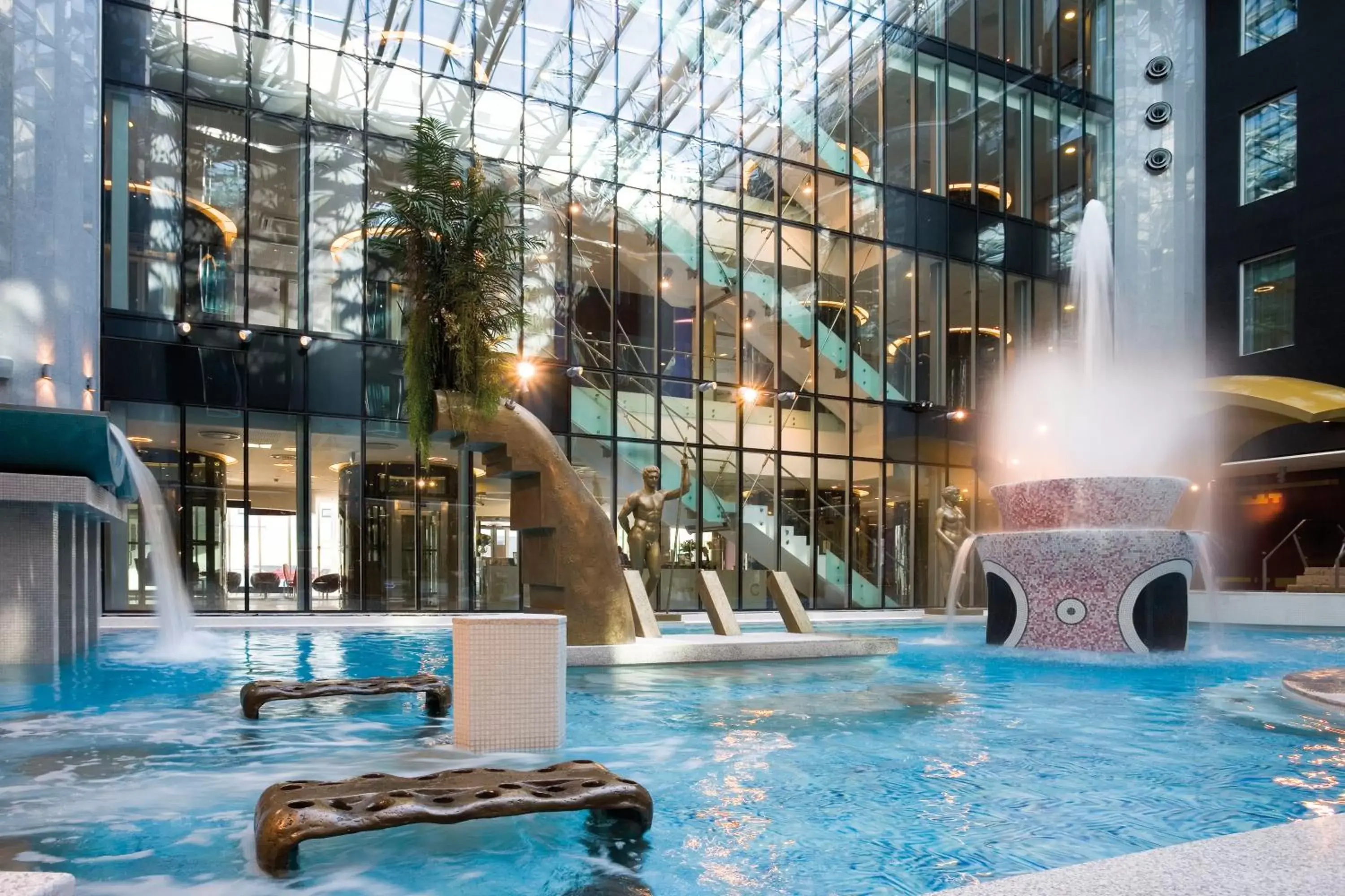 People, Swimming Pool in Tallink Spa & Conference Hotel