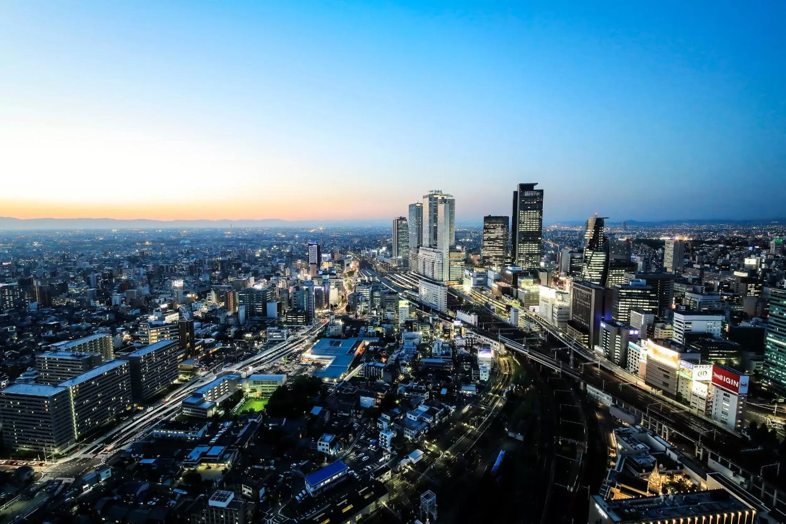 City view, Bird's-eye View in Nagoya Prince Hotel Sky Tower