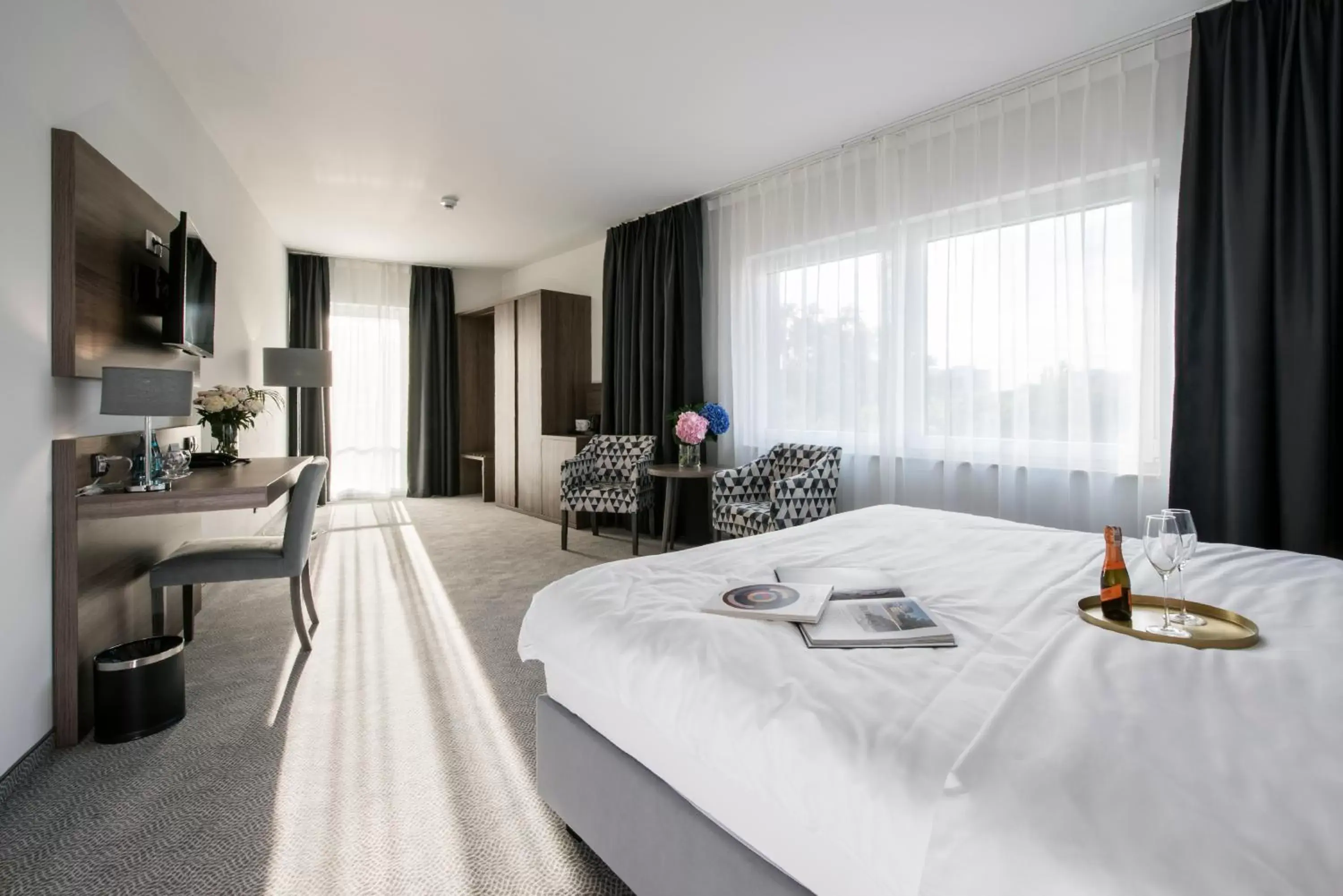 Bed in DB Hotel Wrocław Bed in DB Hotel Wrocław