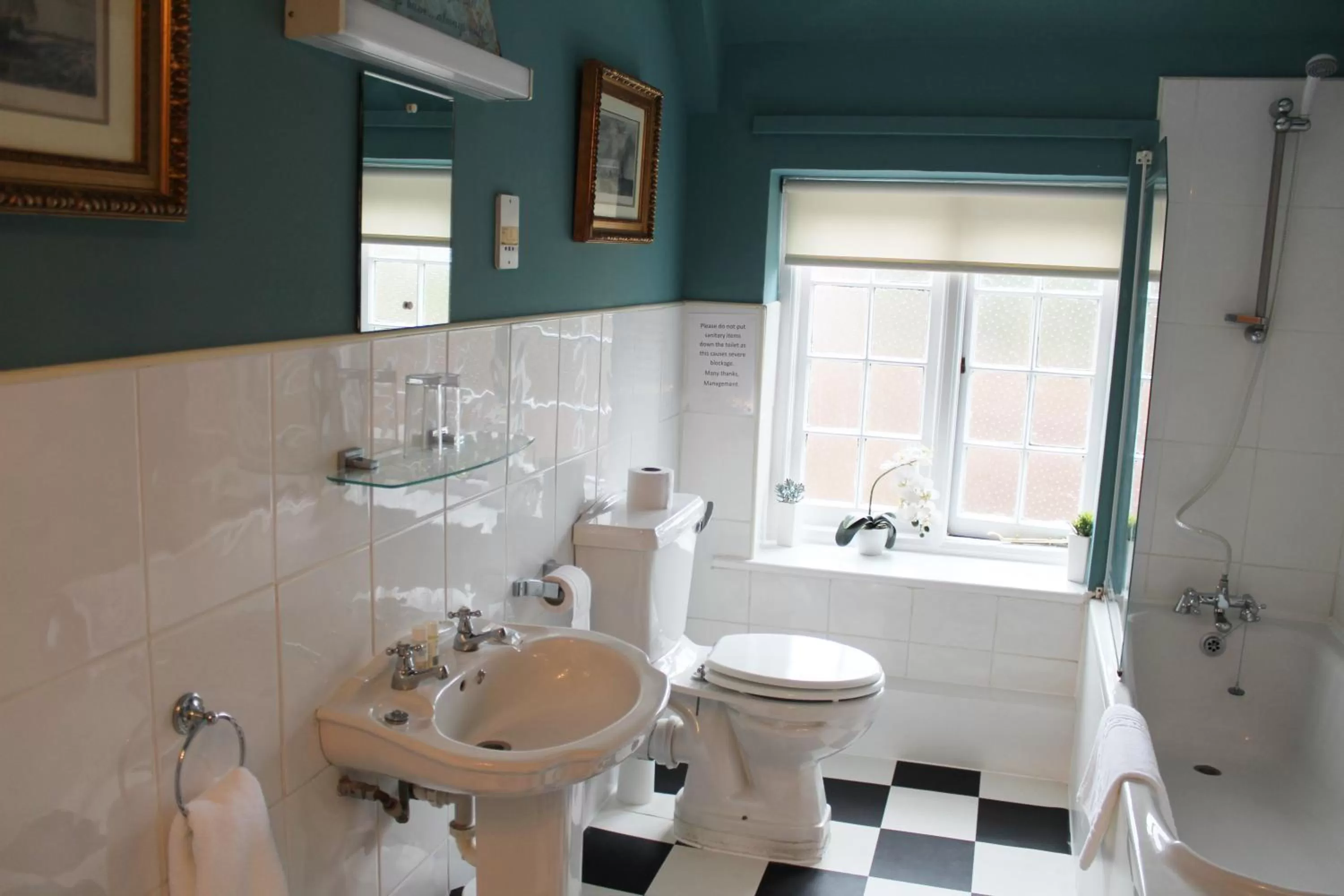 Shower in The Lion Hotel