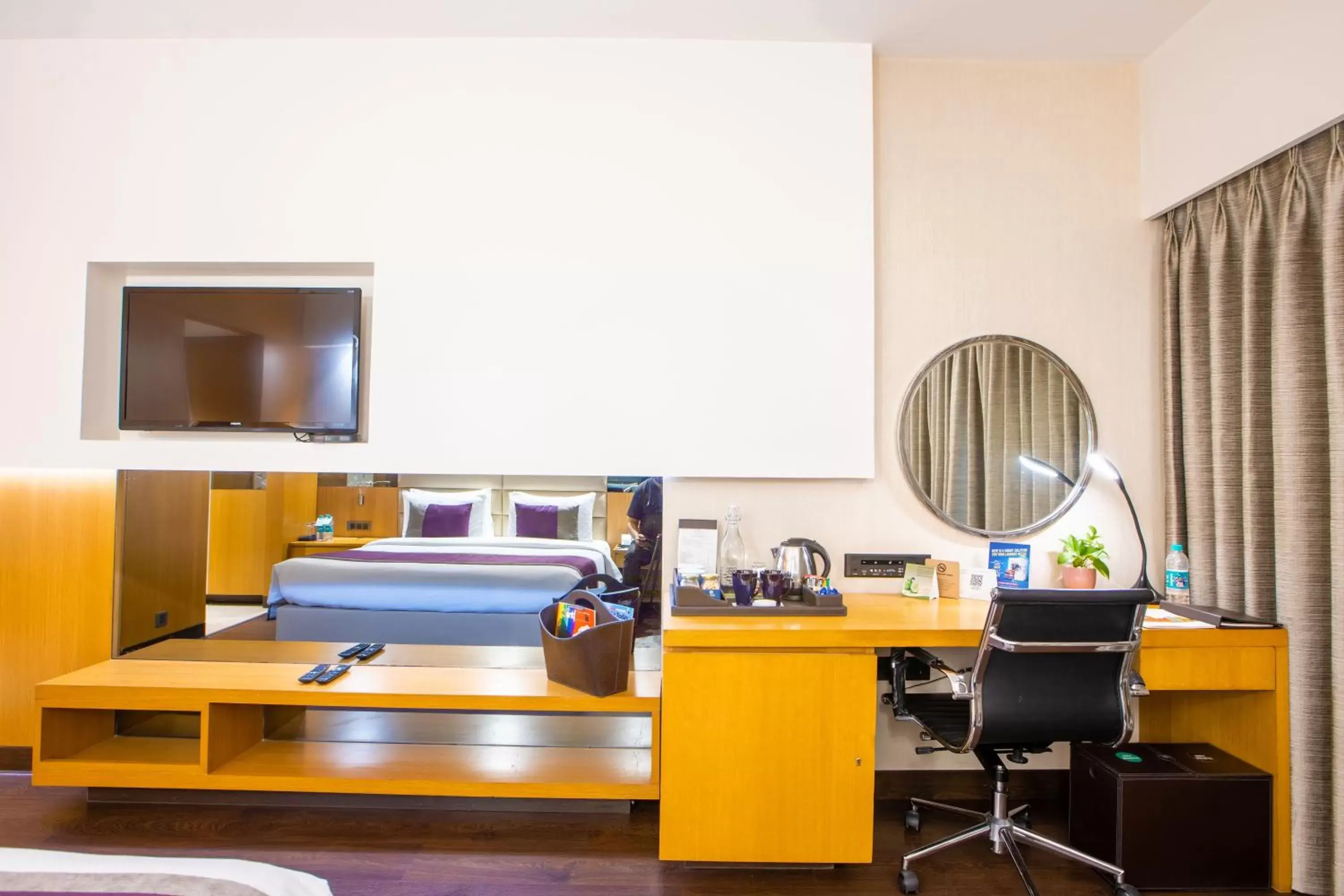 Bed, TV/Entertainment Center in The Fern - Goregaon