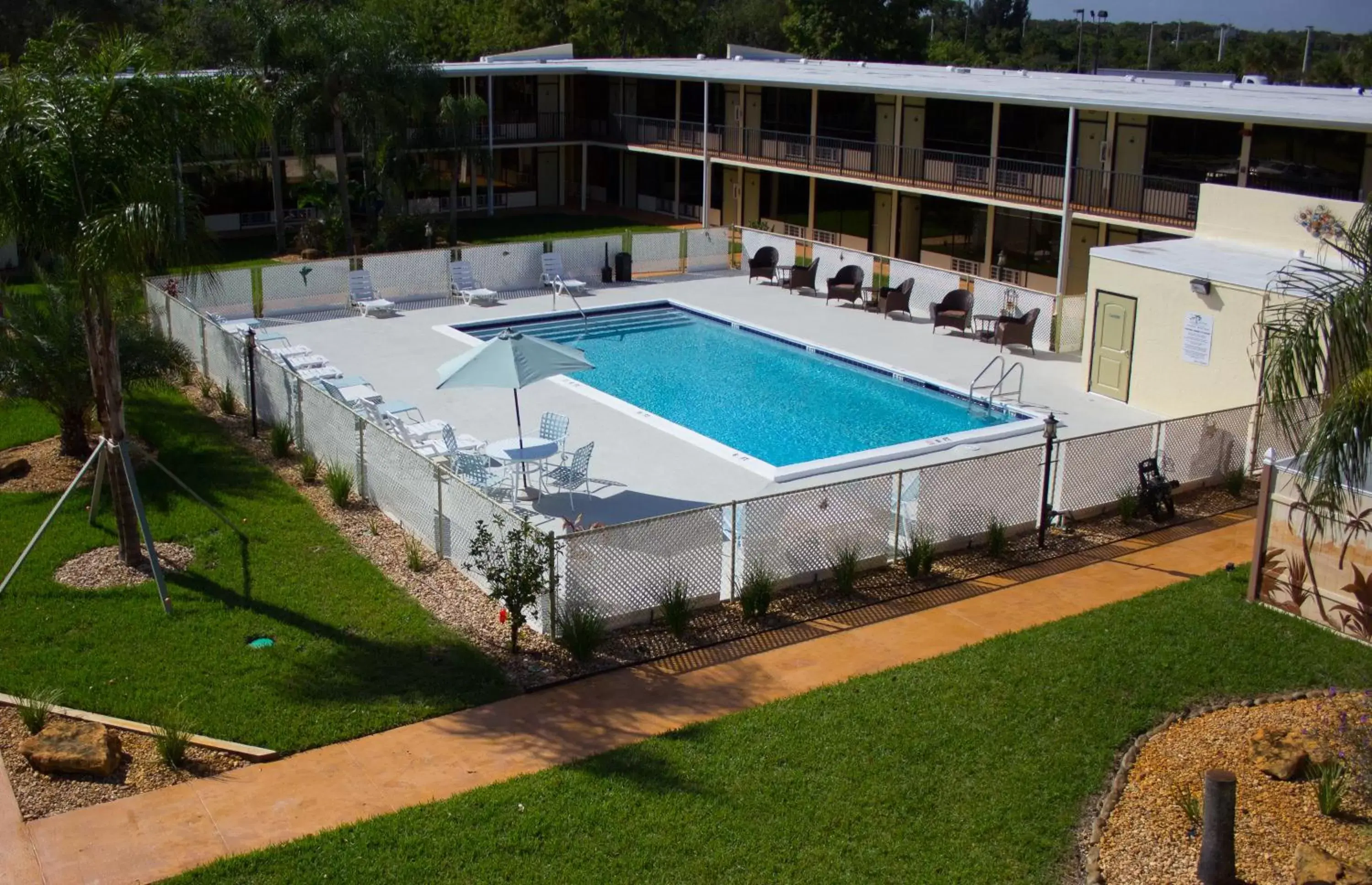 Swimming pool, Pool View in At Home Inn - Fort Pierce