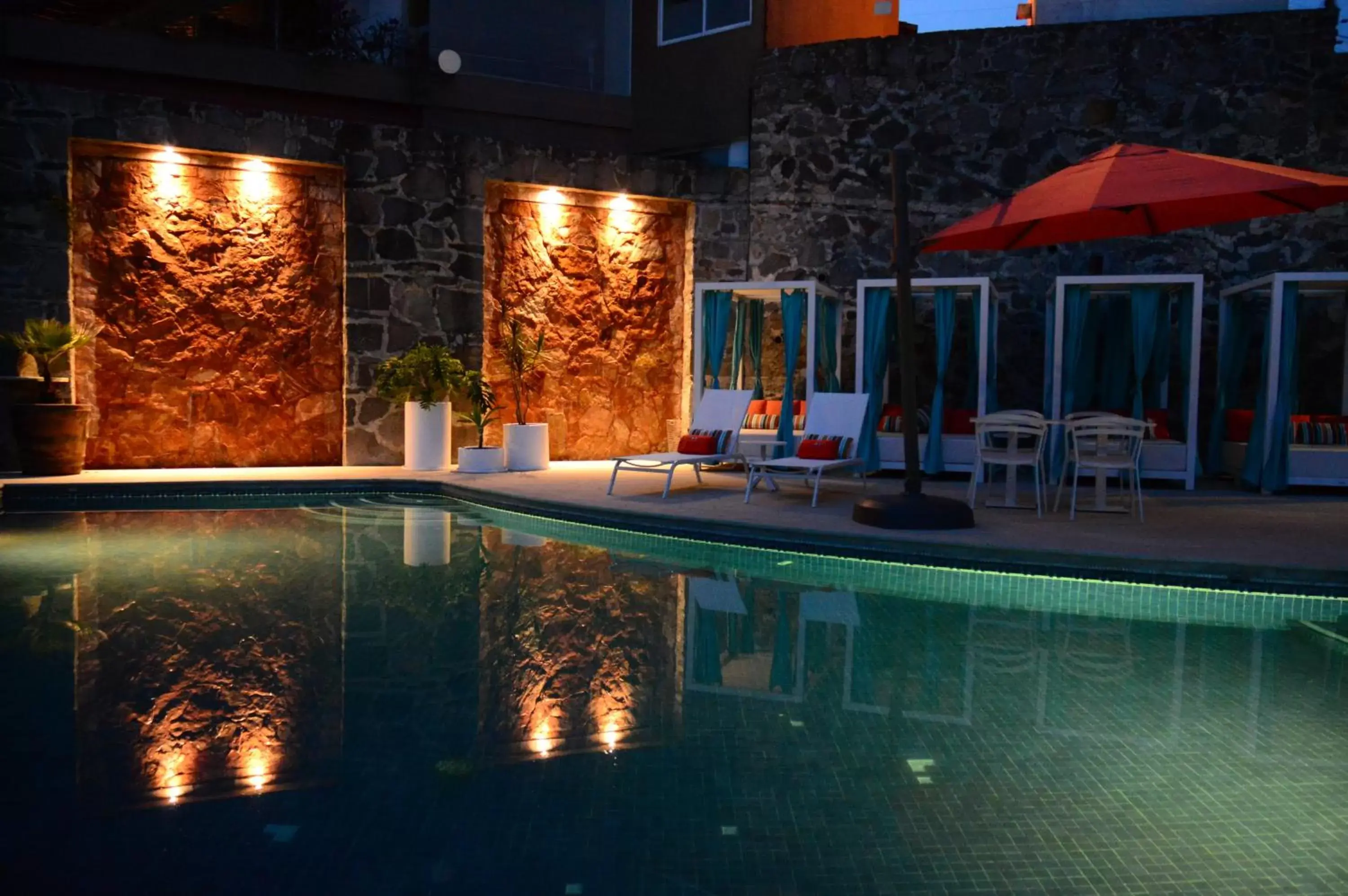 Balcony/Terrace, Swimming Pool in Danzaluna Hotel Boutique