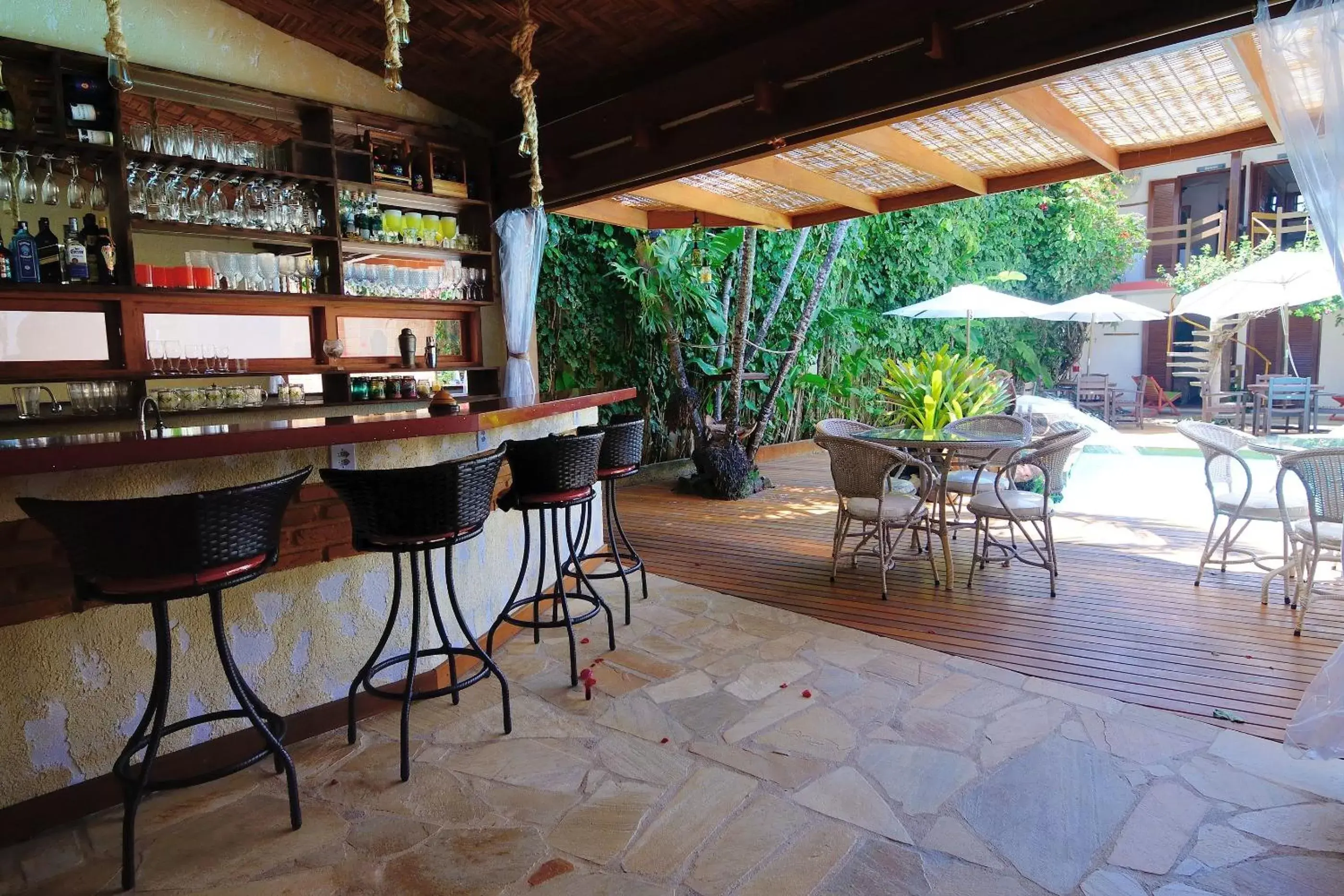 Lounge or bar, Restaurant/Places to Eat in Pousada Casa de Maria