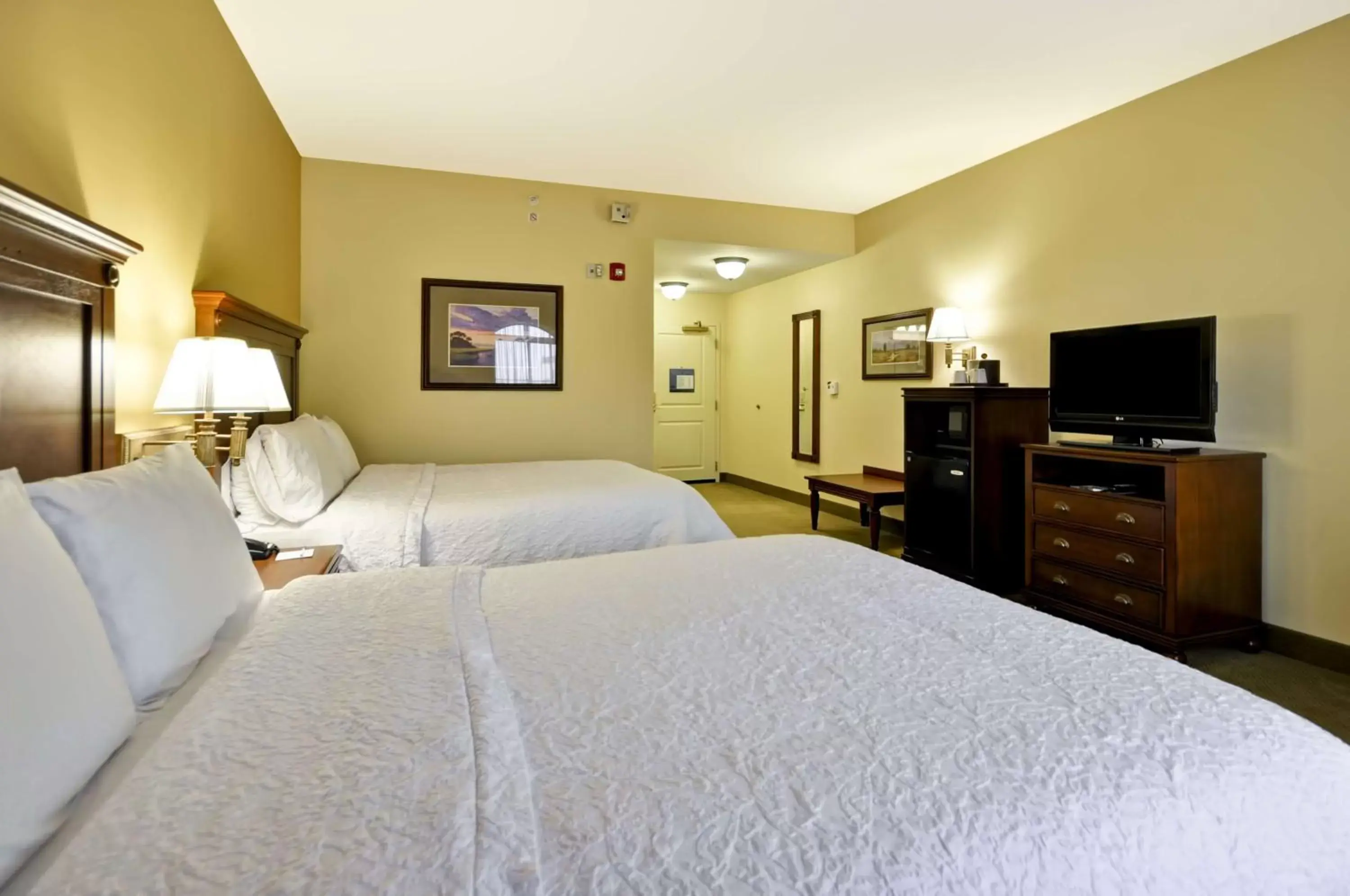 Bed in Hampton Inn & Suites North Charleston-University Boulevard