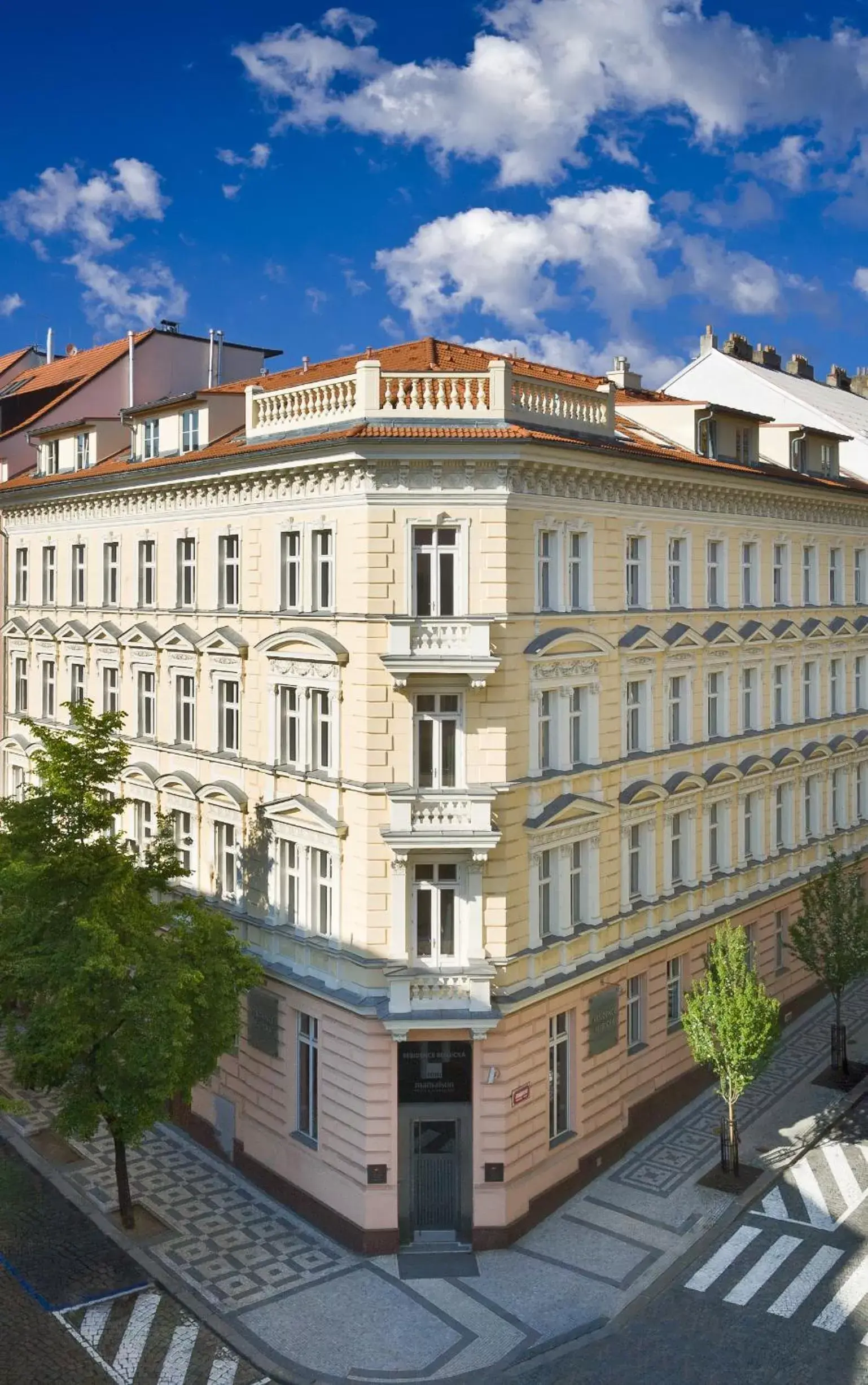 Facade/entrance in Mamaison Residence Belgická Prague Facade/entrance in Mamaison Residence Belgická Prague