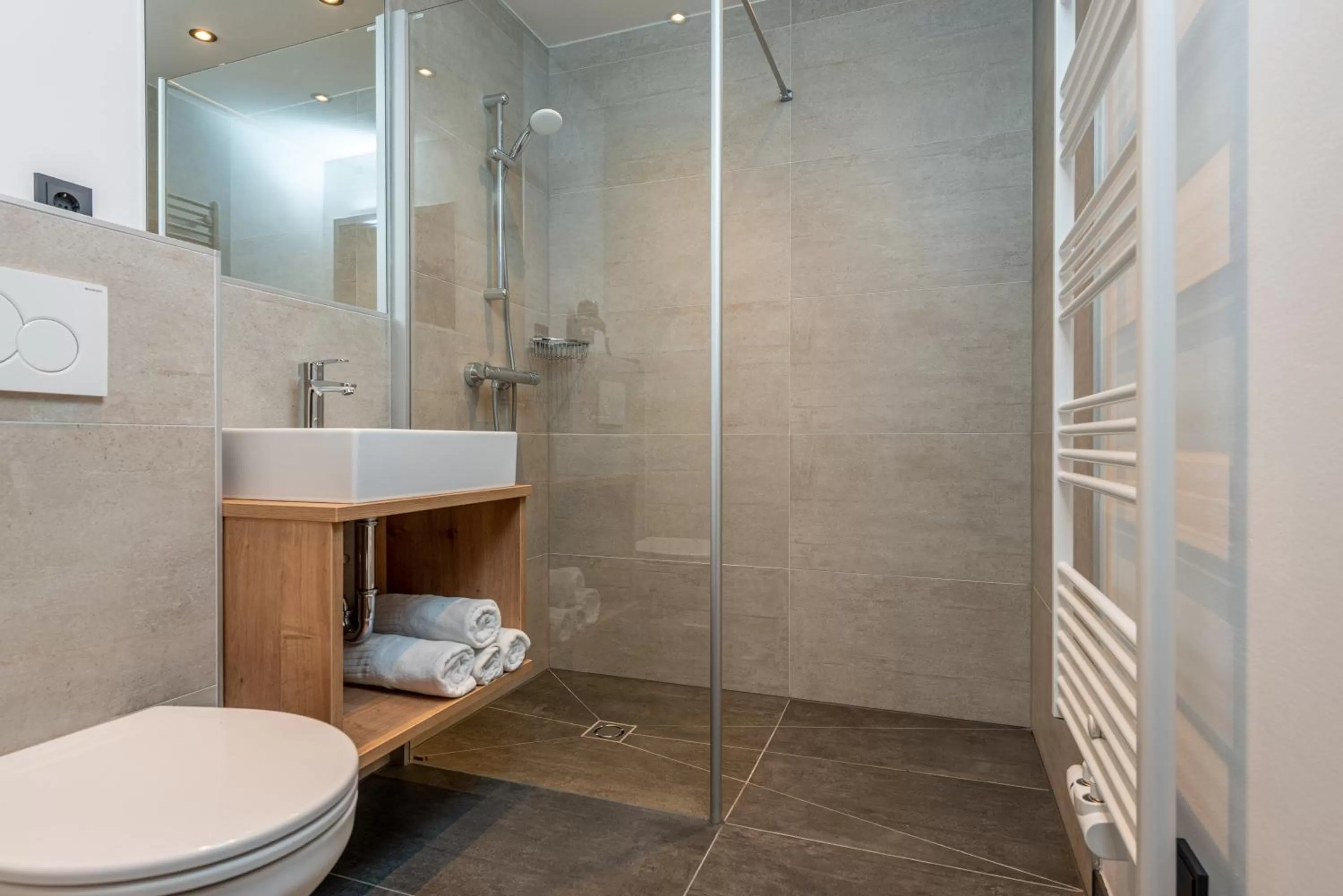 Shower in Stadtvilla Schladming Boutiquehotel