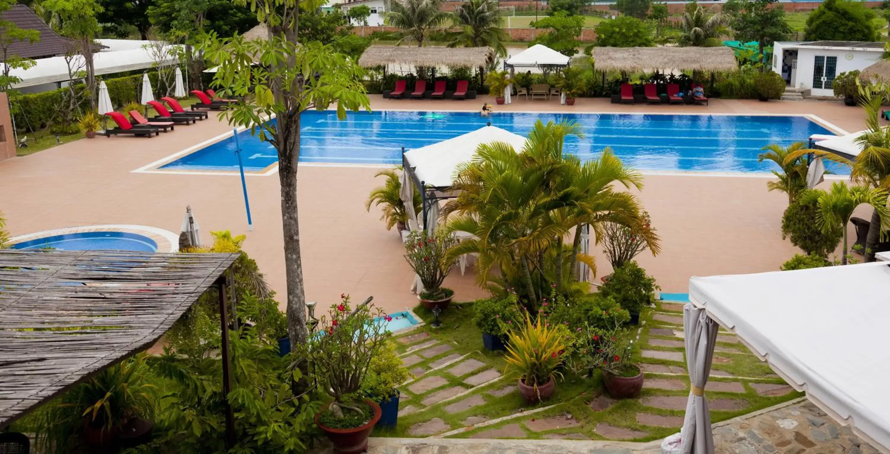 Swimming Pool in Cambodian Country Club