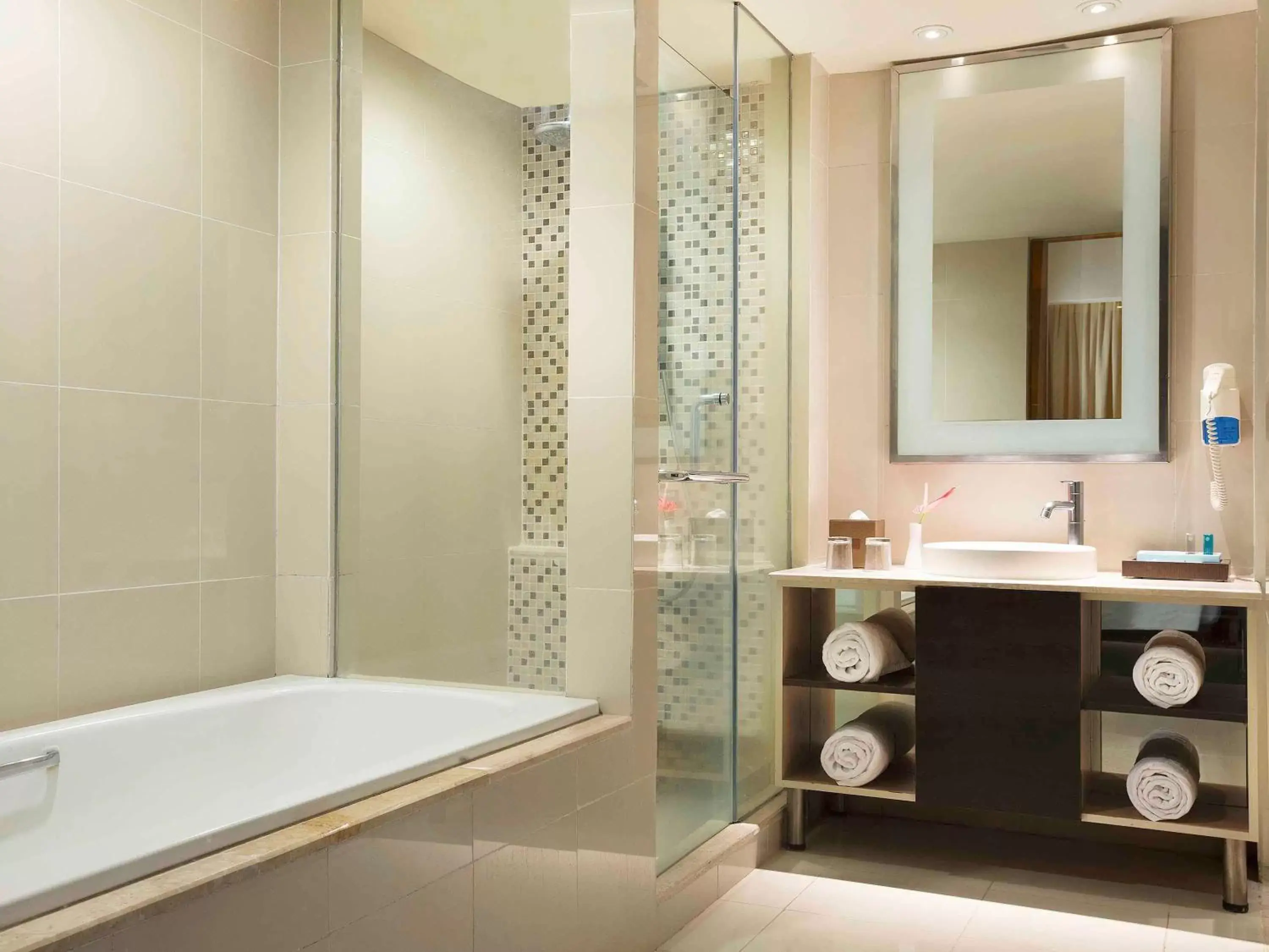 Photo of the whole room, Bathroom in Novotel Manado Golf Resort & Convention Center