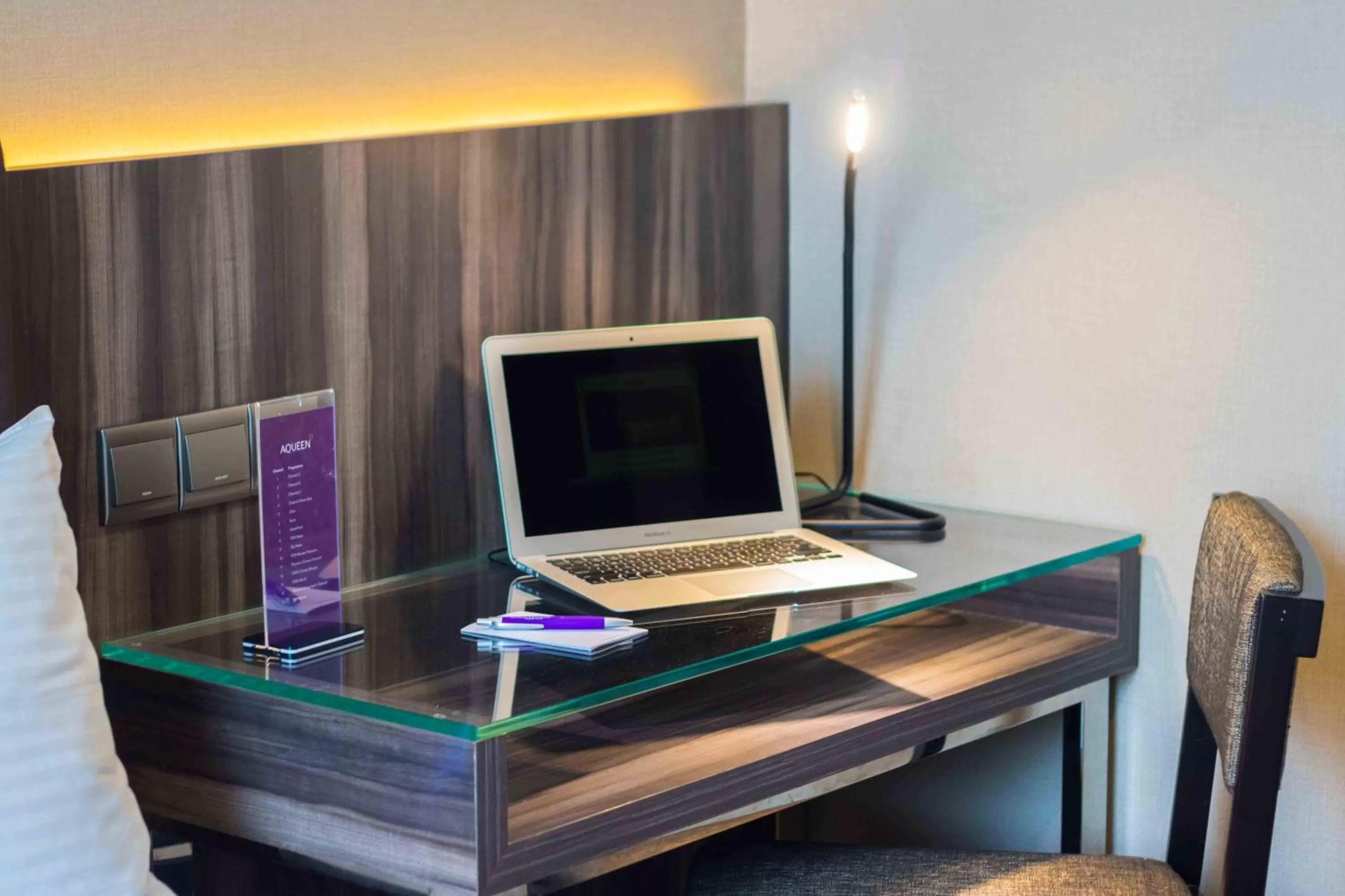 Seating area in Aqueen Hotel Paya Lebar