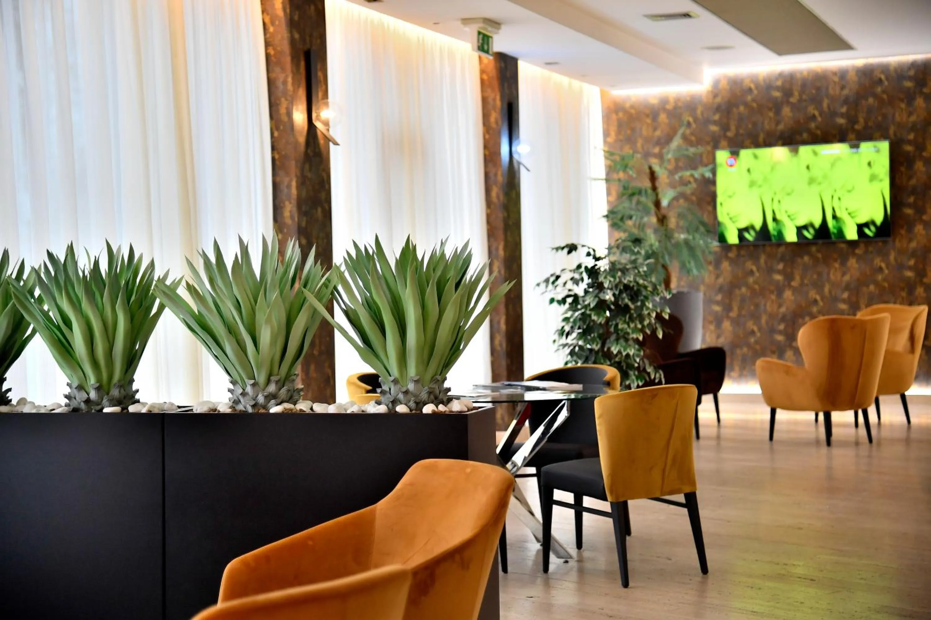 Lobby or reception in Palace Inn Rome Fiano