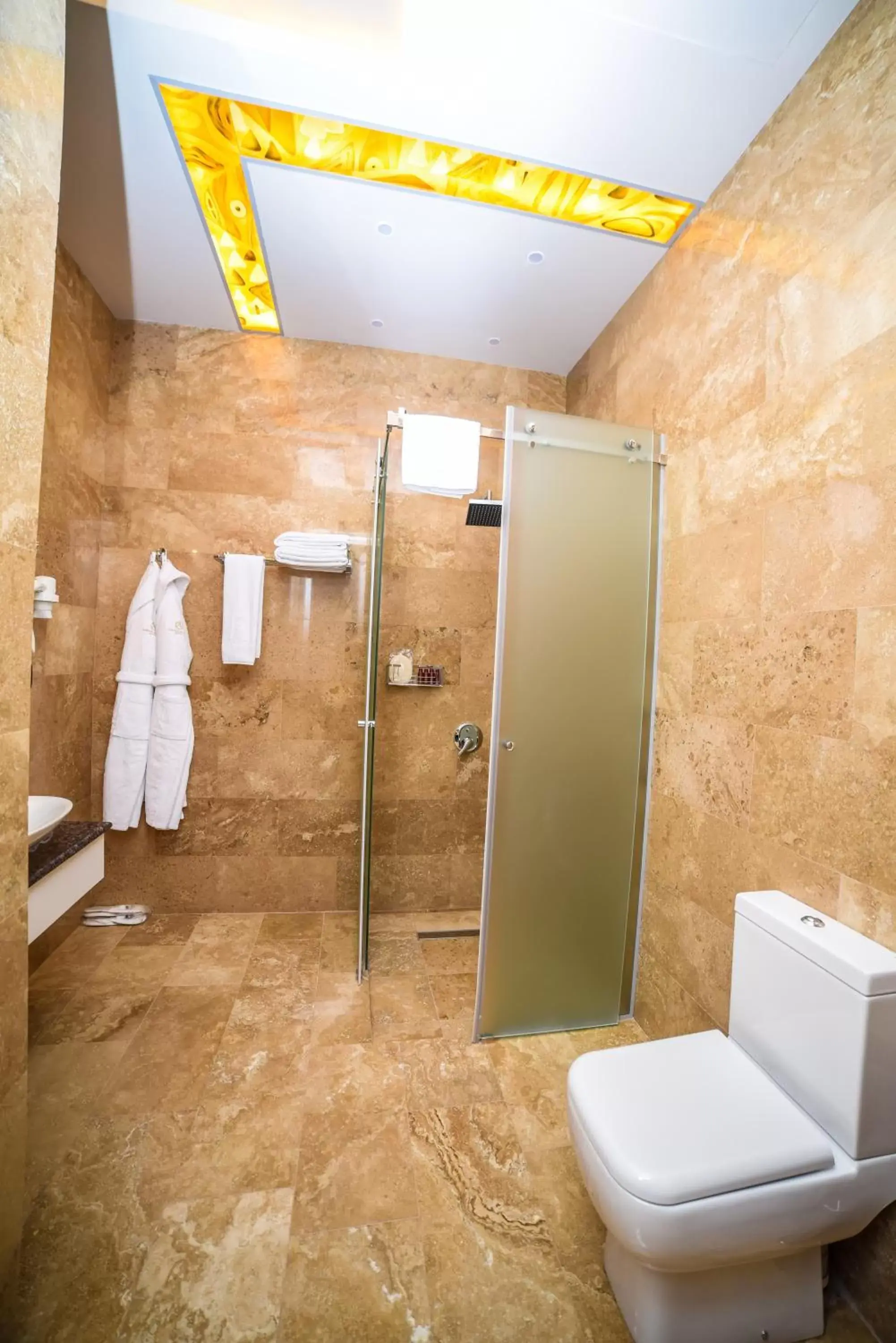 Shower, Bathroom in Aghababyan's Hotel