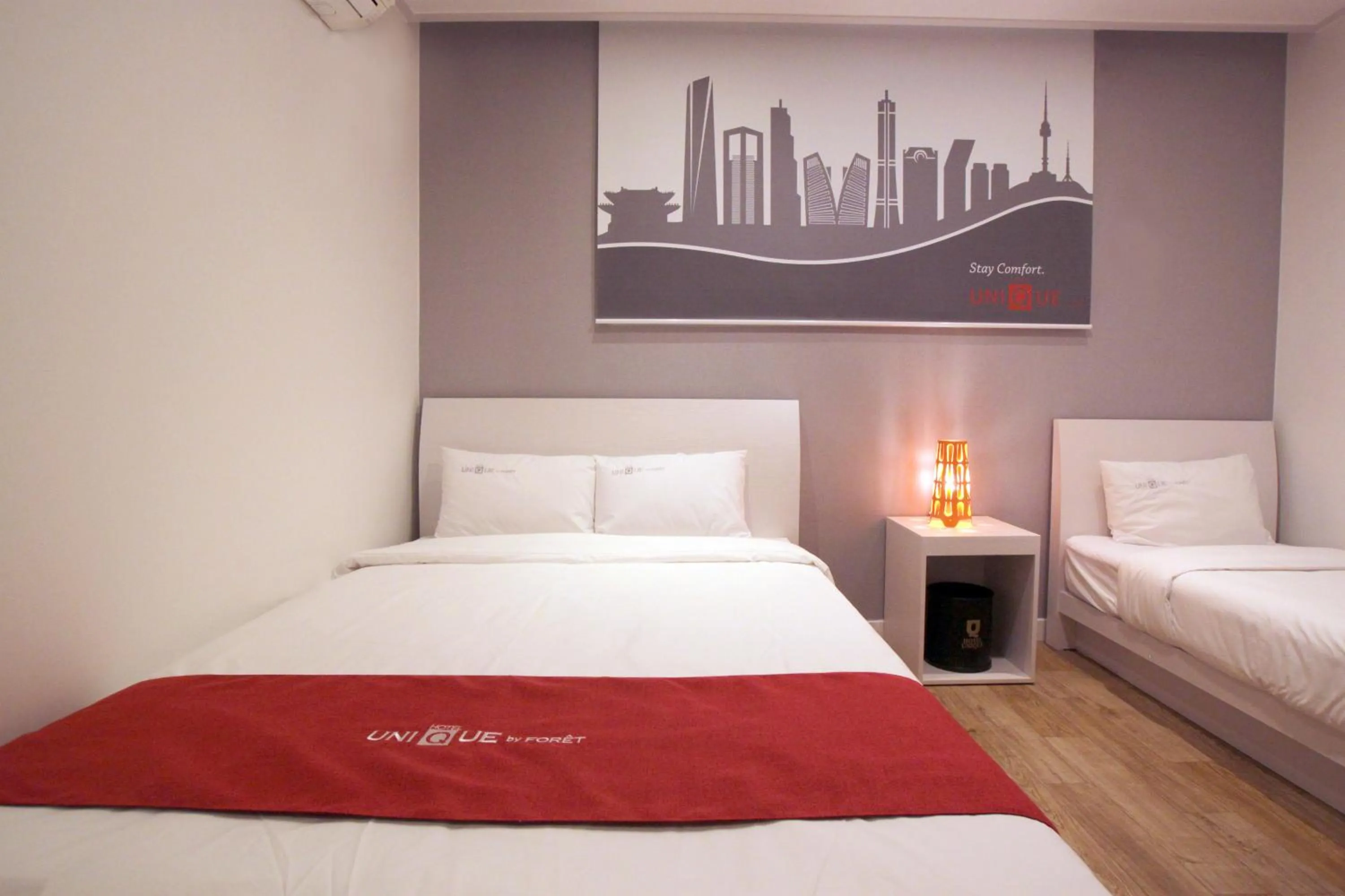 Bed in Jn Park Hotel Dongdaemun