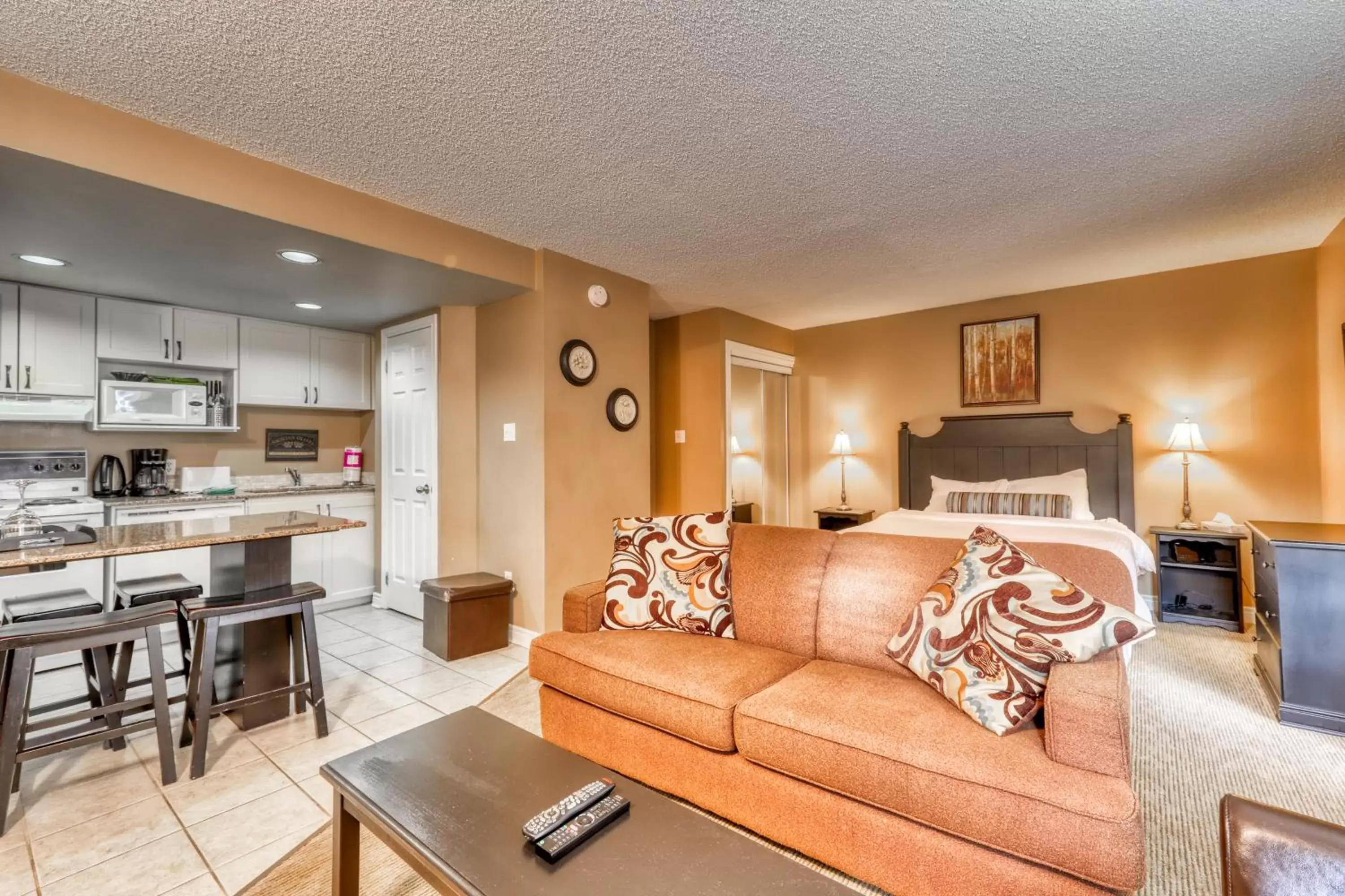 Seating Area in Condo 214 at North Creek Resort by Vacasa II