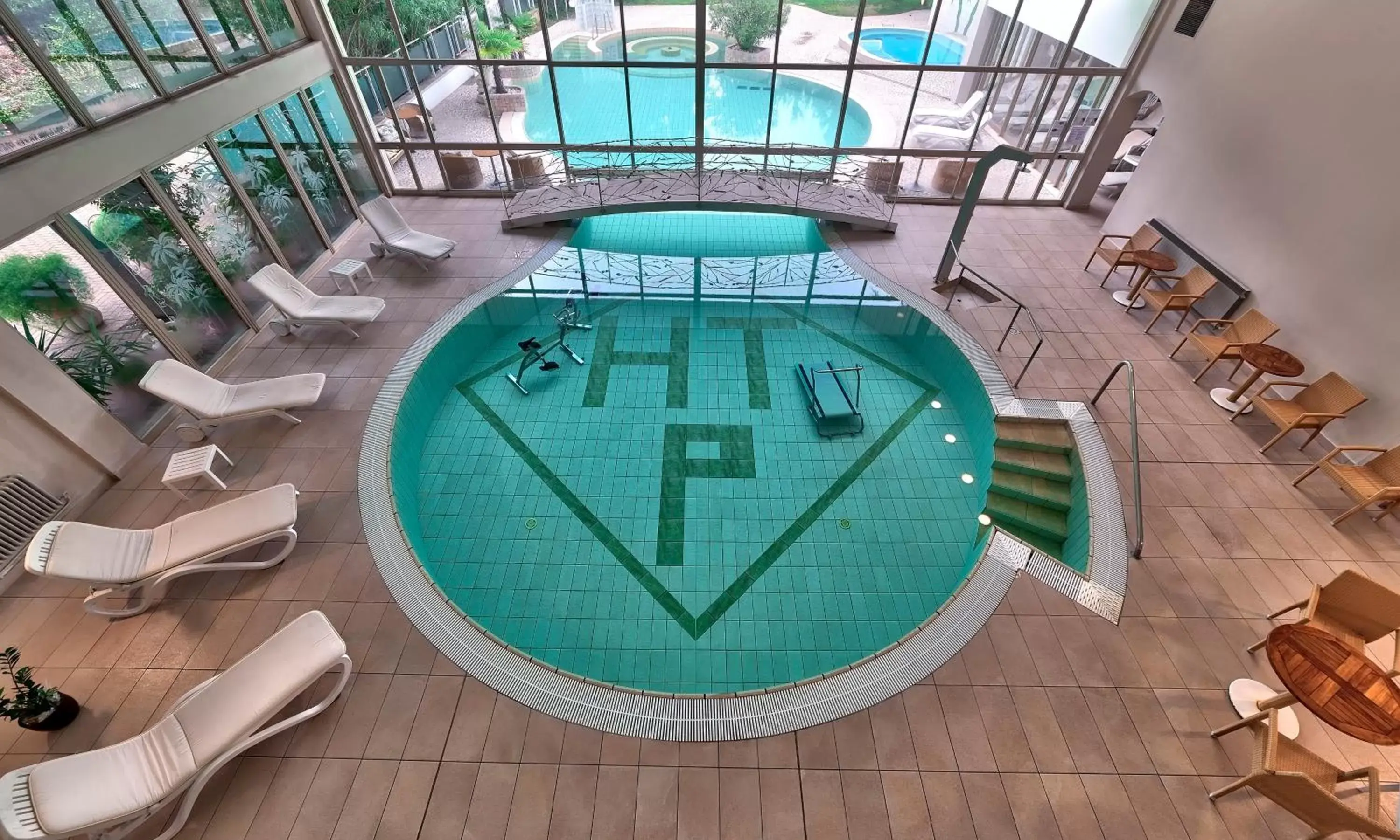 Swimming pool, Pool View in Hotel Terme Patria