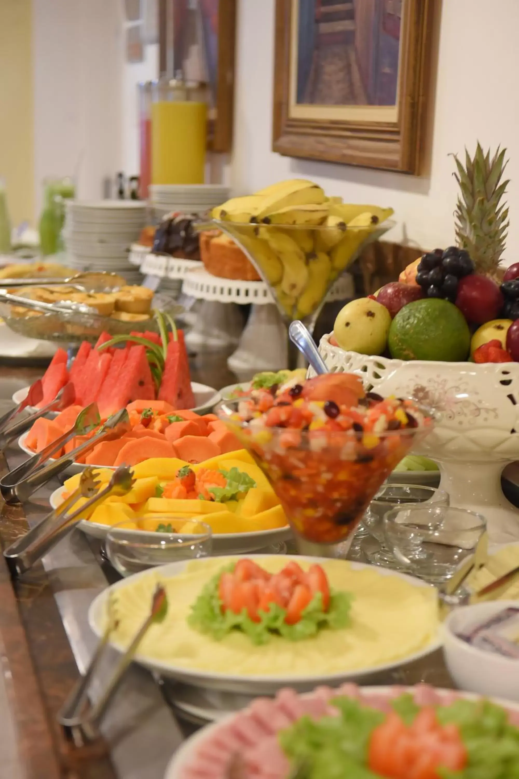 Breakfast, Food in Profissionalle Hotel São Luís