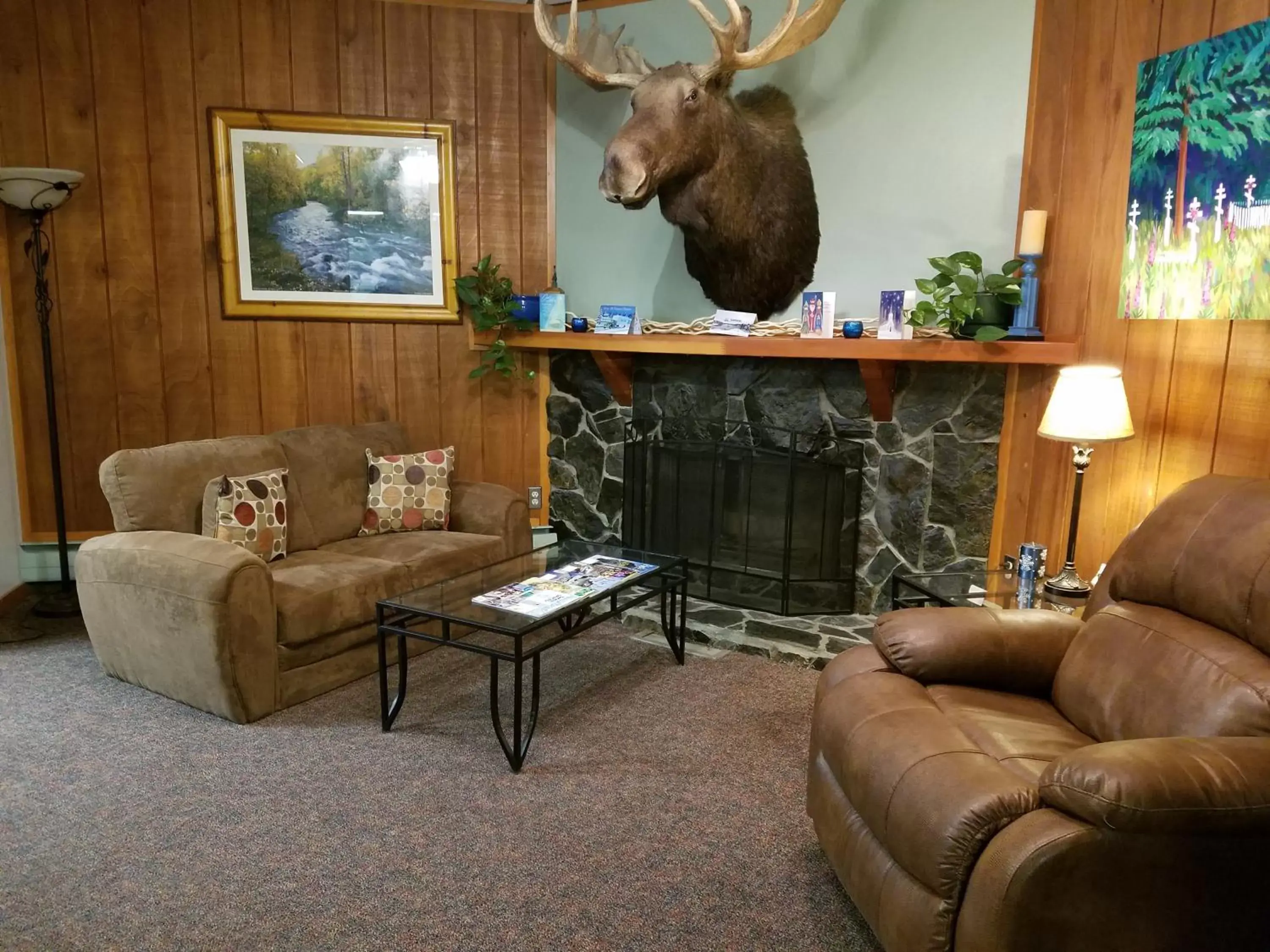 Lobby or reception, Seating Area in Soldotna Inn
