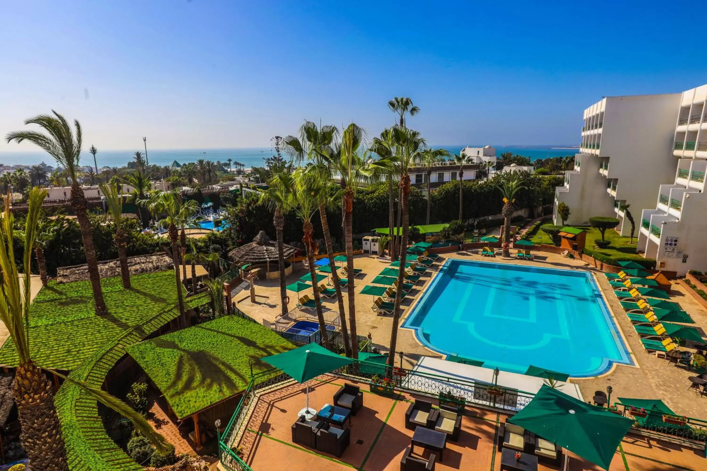 Swimming pool, Pool View in Hotel Argana Agadir