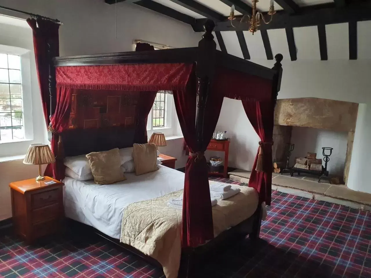 Bed in Old Court Hotel & Suites