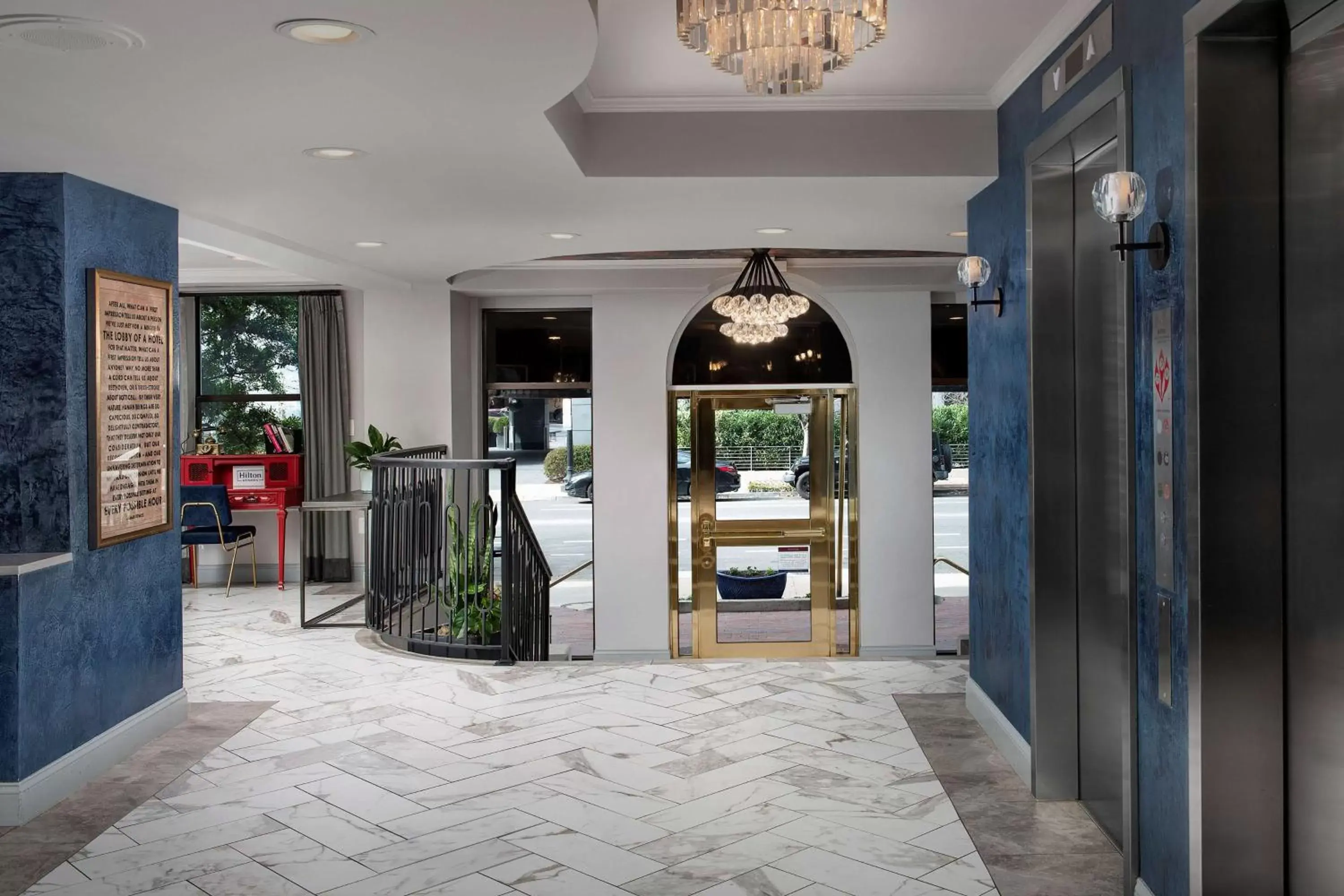 Lobby or reception in West End Washington DC, Tapestry Collection by Hilton