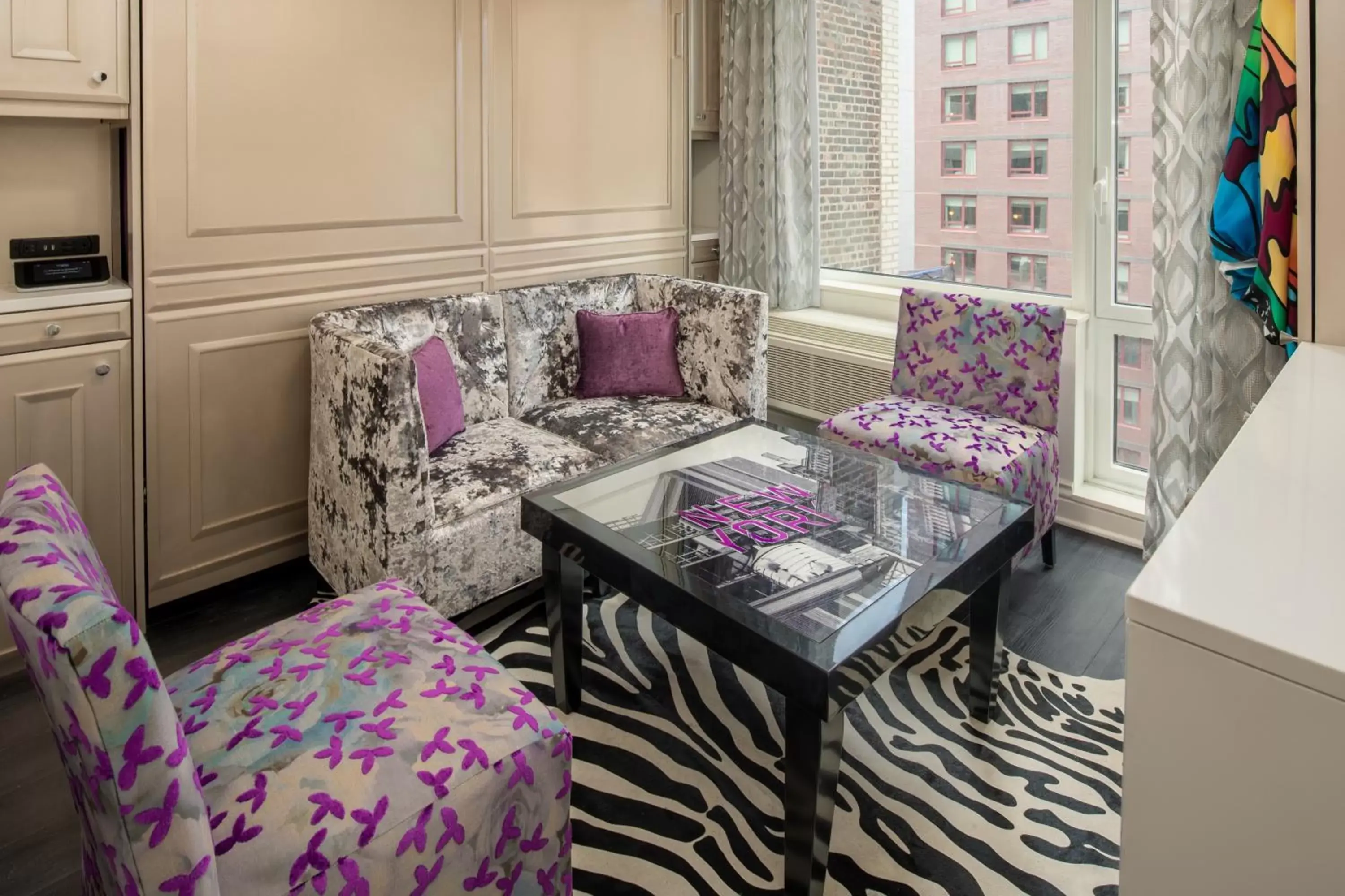 Living room, Seating Area in Staypineapple, An Artful Hotel, Midtown New York