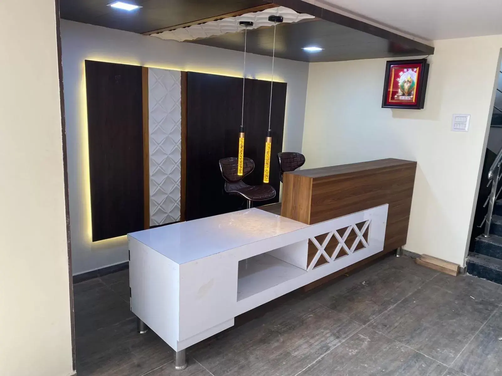 Lobby or reception in Hotel Jurkis, Kolhapur Lobby or reception in Hotel Jurkis, Kolhapur