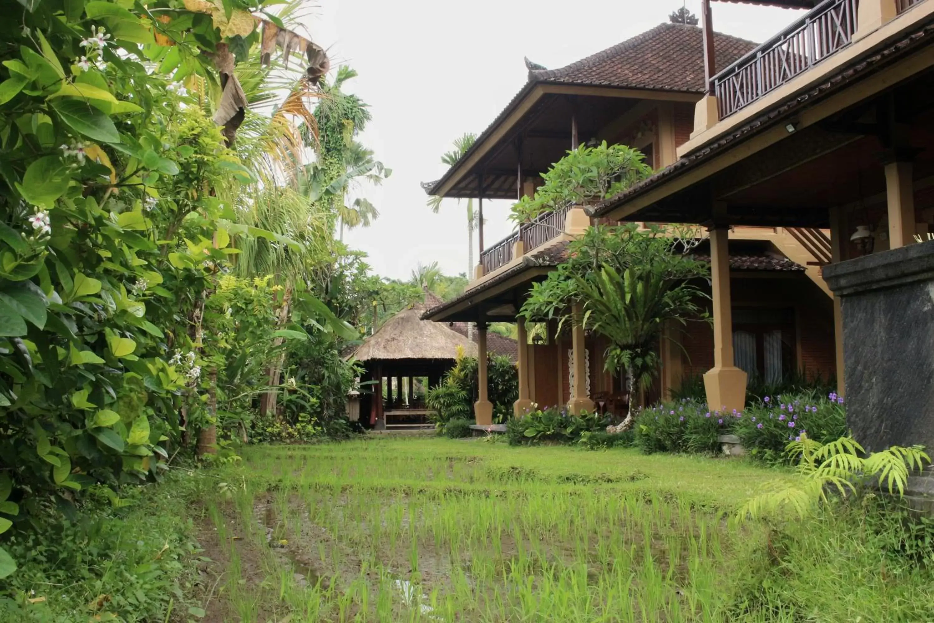 Garden view, Property Building in Saren Indah Hotel - CHSE Certified