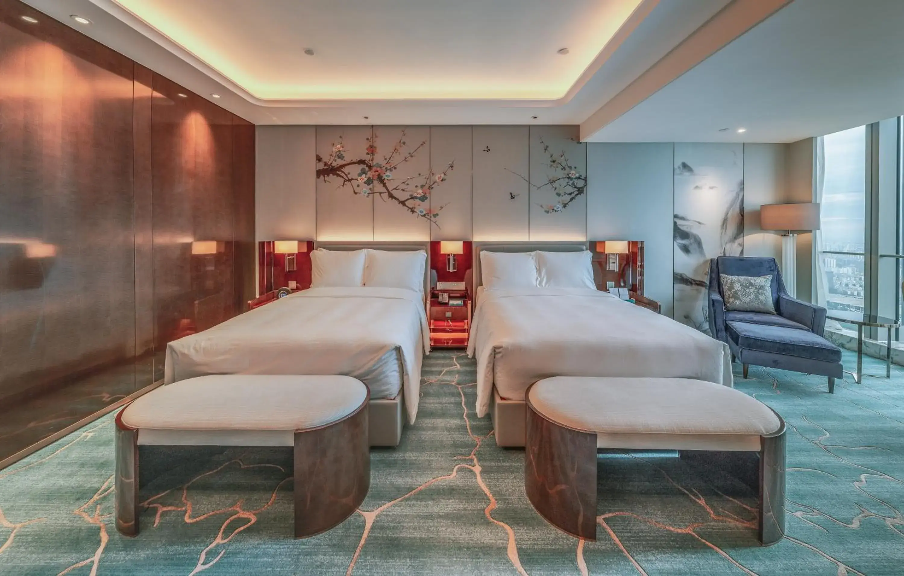 Bed in Na Lotus Hotel, a Luxury Collection Hotel, Nanning