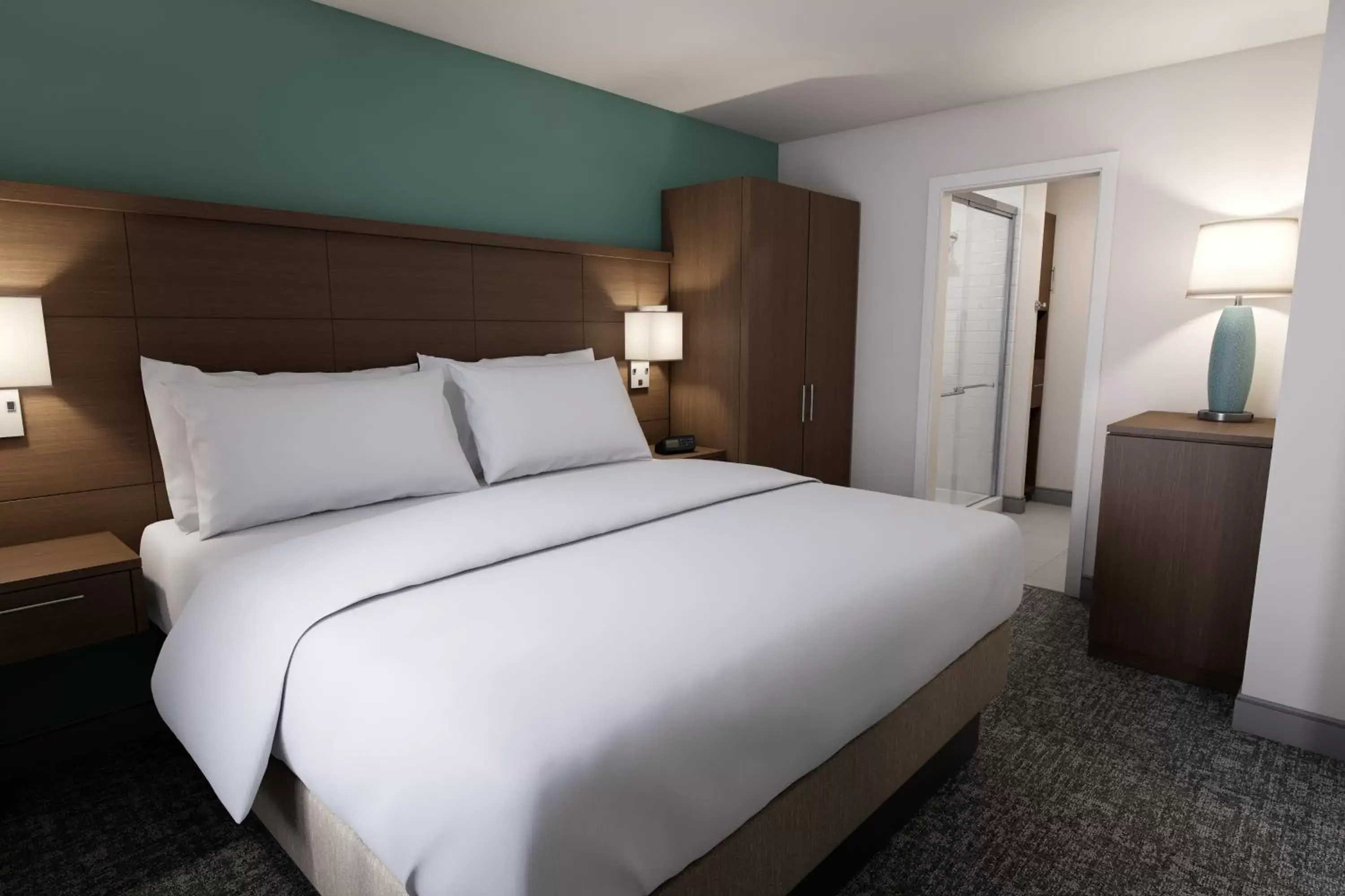 Bed in Staybridge Suites - Southgate - Detroit Area, an IHG Hotel