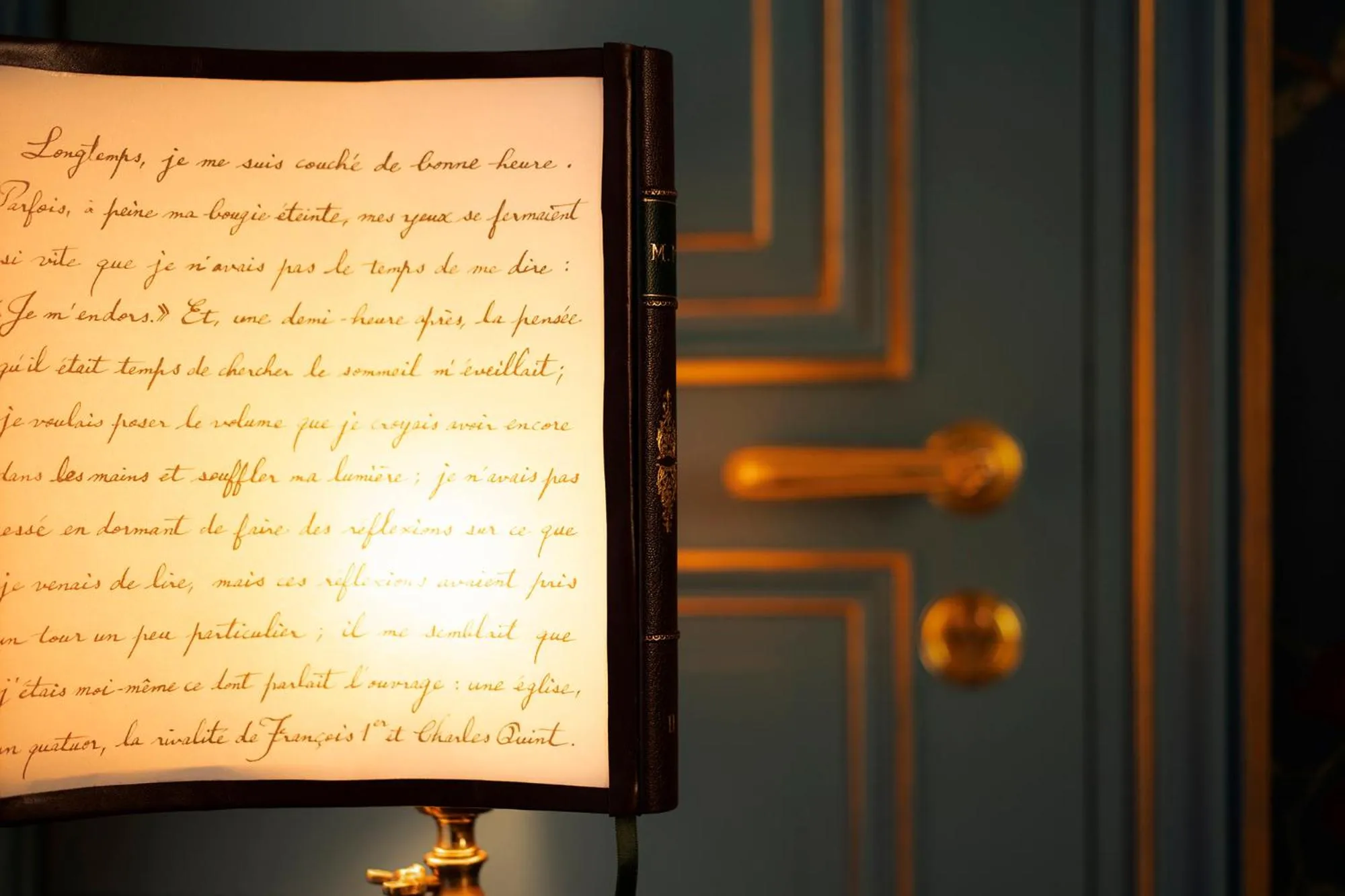 Decorative detail in Maison Proust, Hotel & Spa La Mer