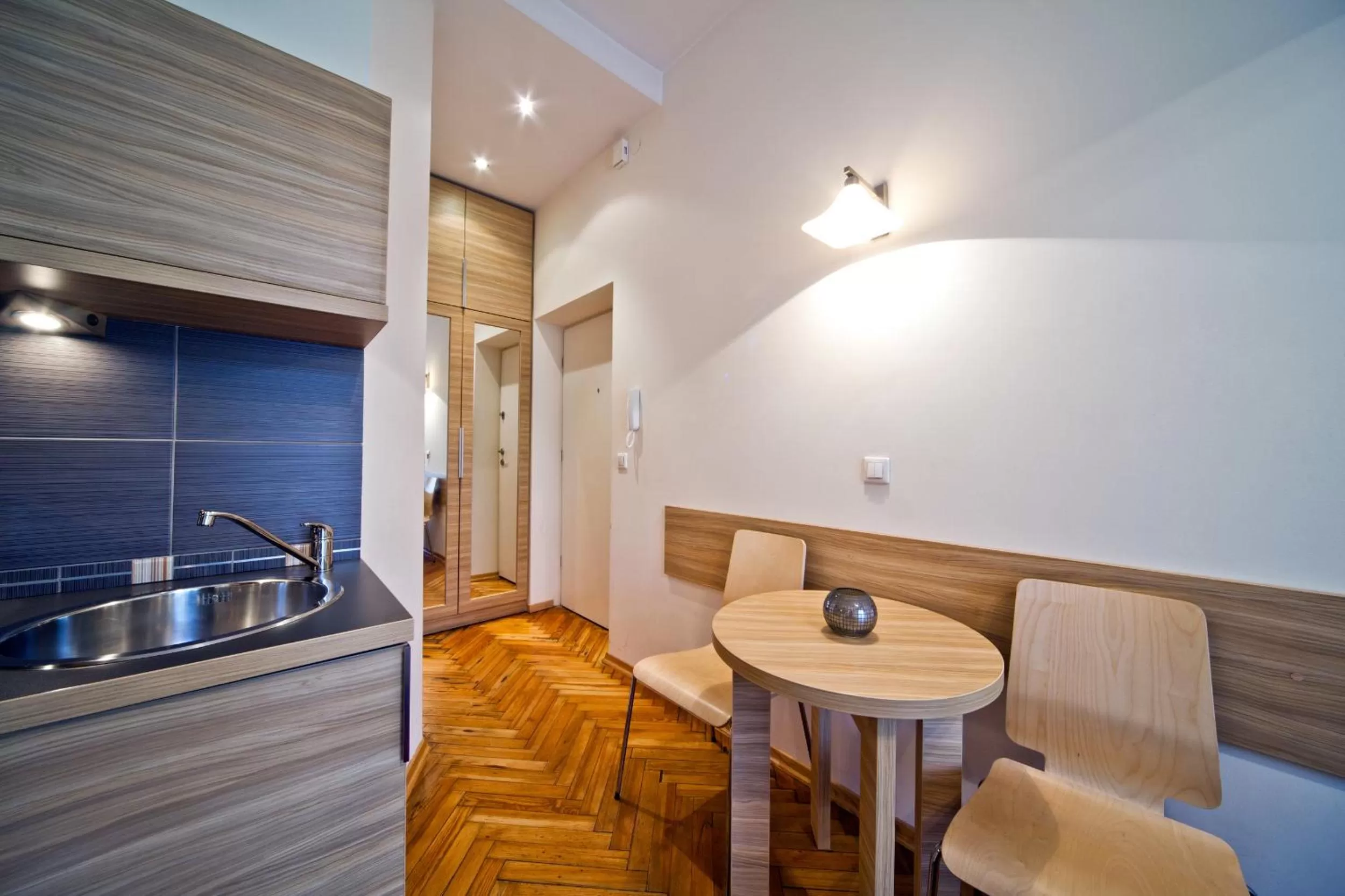 Kitchen or kitchenette in 4Seasons﻿ Apartments Cracow