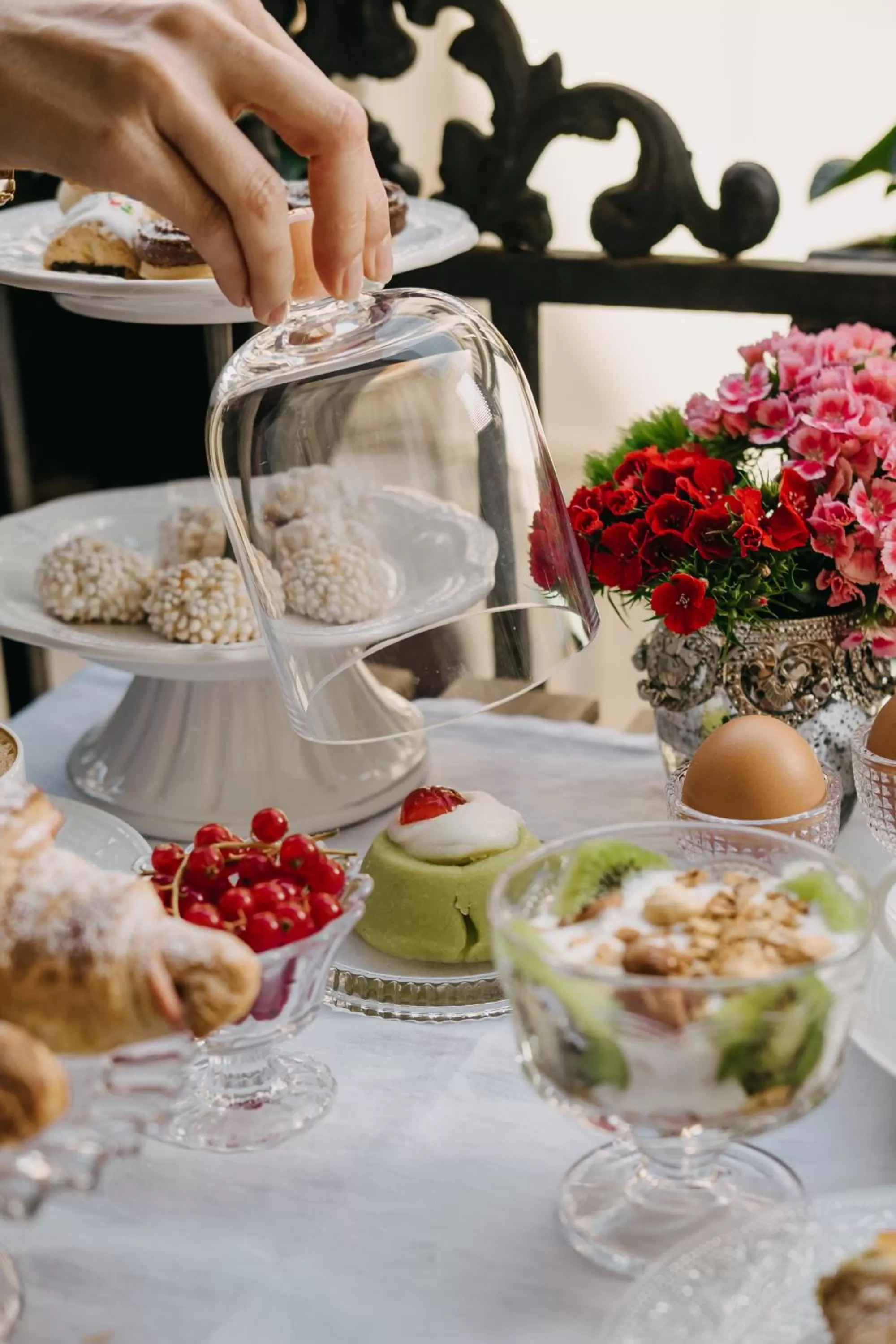 Food and drinks in Palazzo Natoli Boutique Hotel