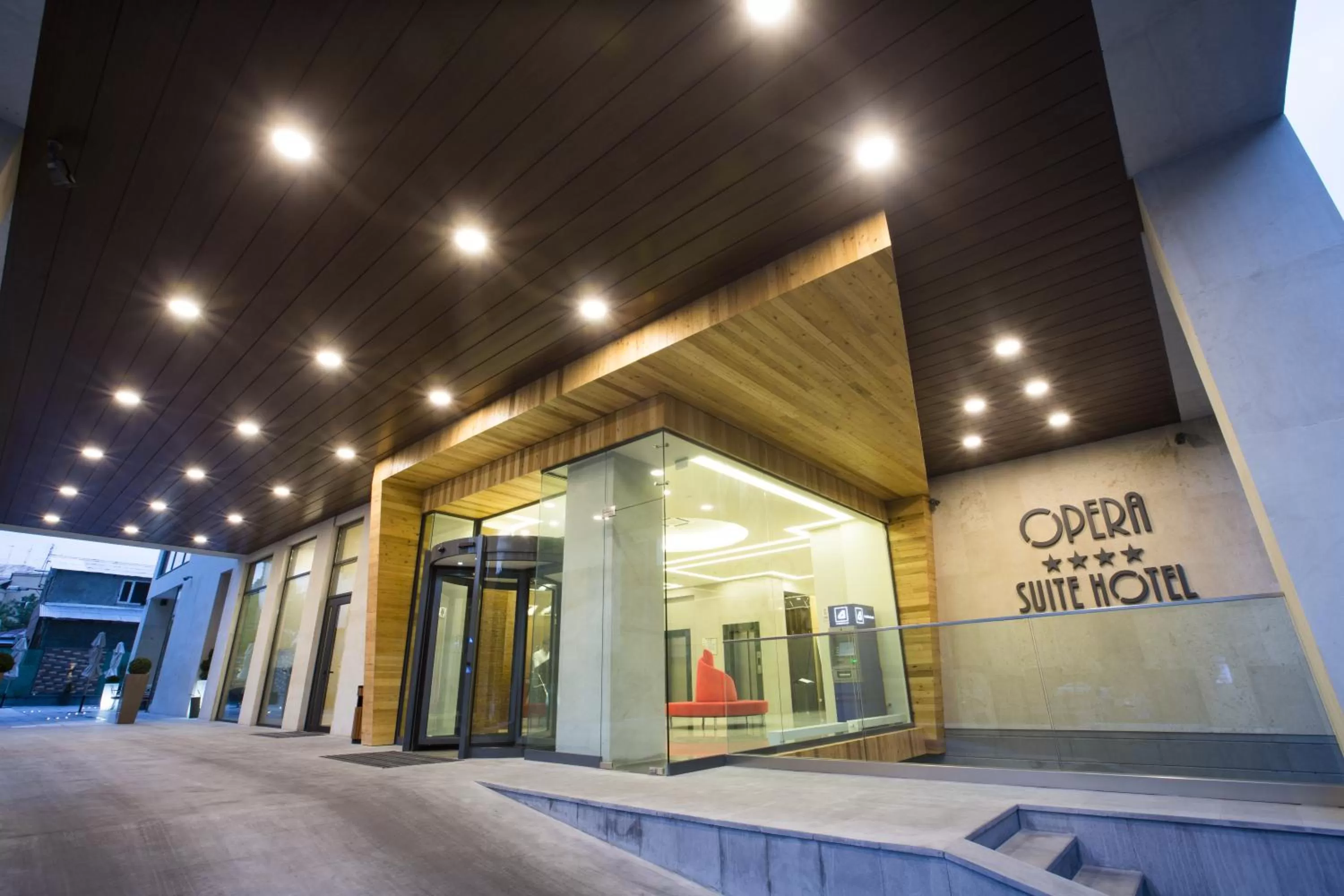 Facade/entrance in Opera Suite Hotel