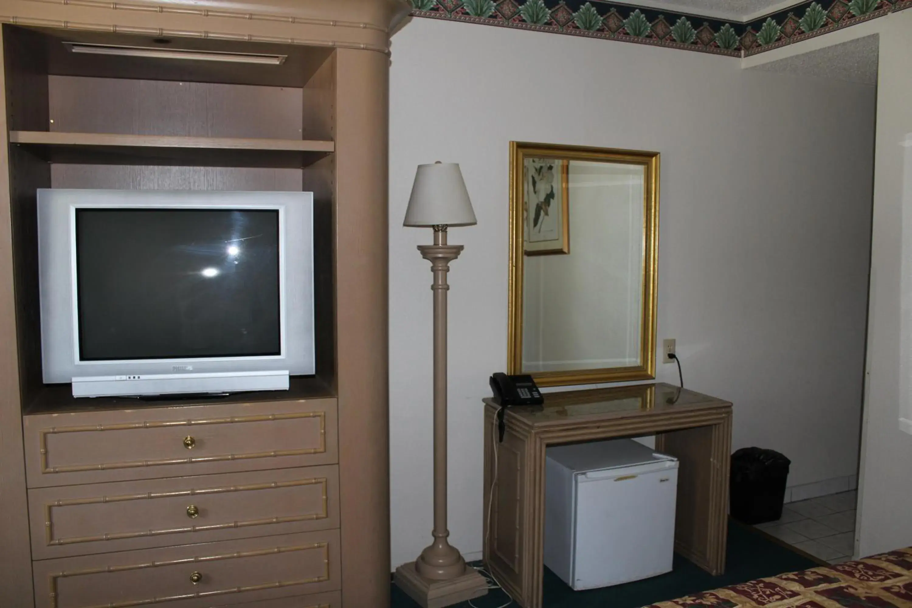 Decorative detail, TV/Entertainment Center in Best Whittier Inn