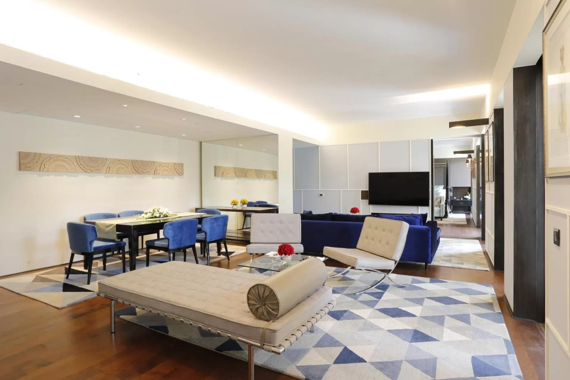 Living room in The Lodhi – A member of The Leading Hotels Of The World