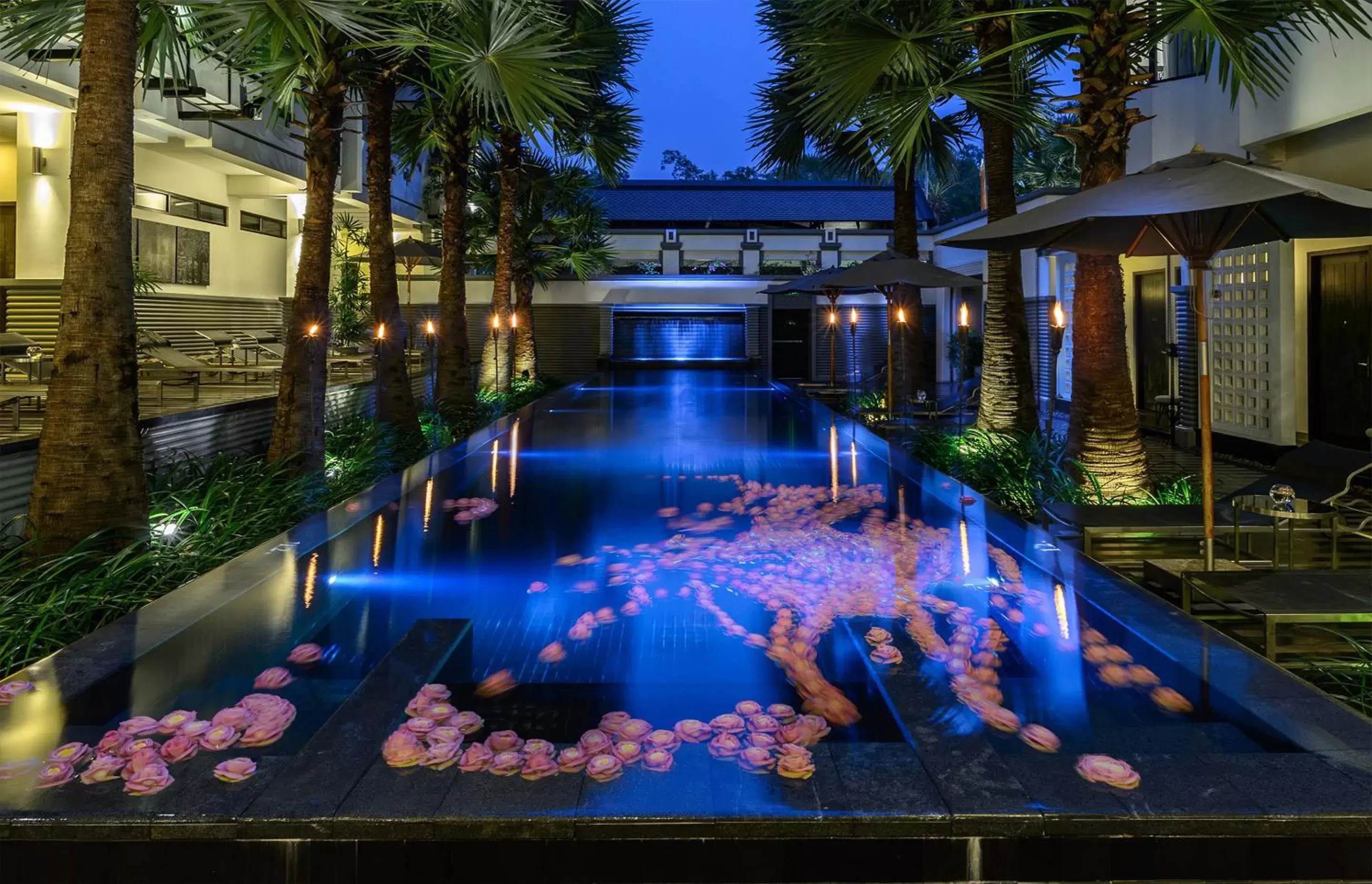 Pool view in Shinta Mani Angkor & Bensley Collection Pool Villas