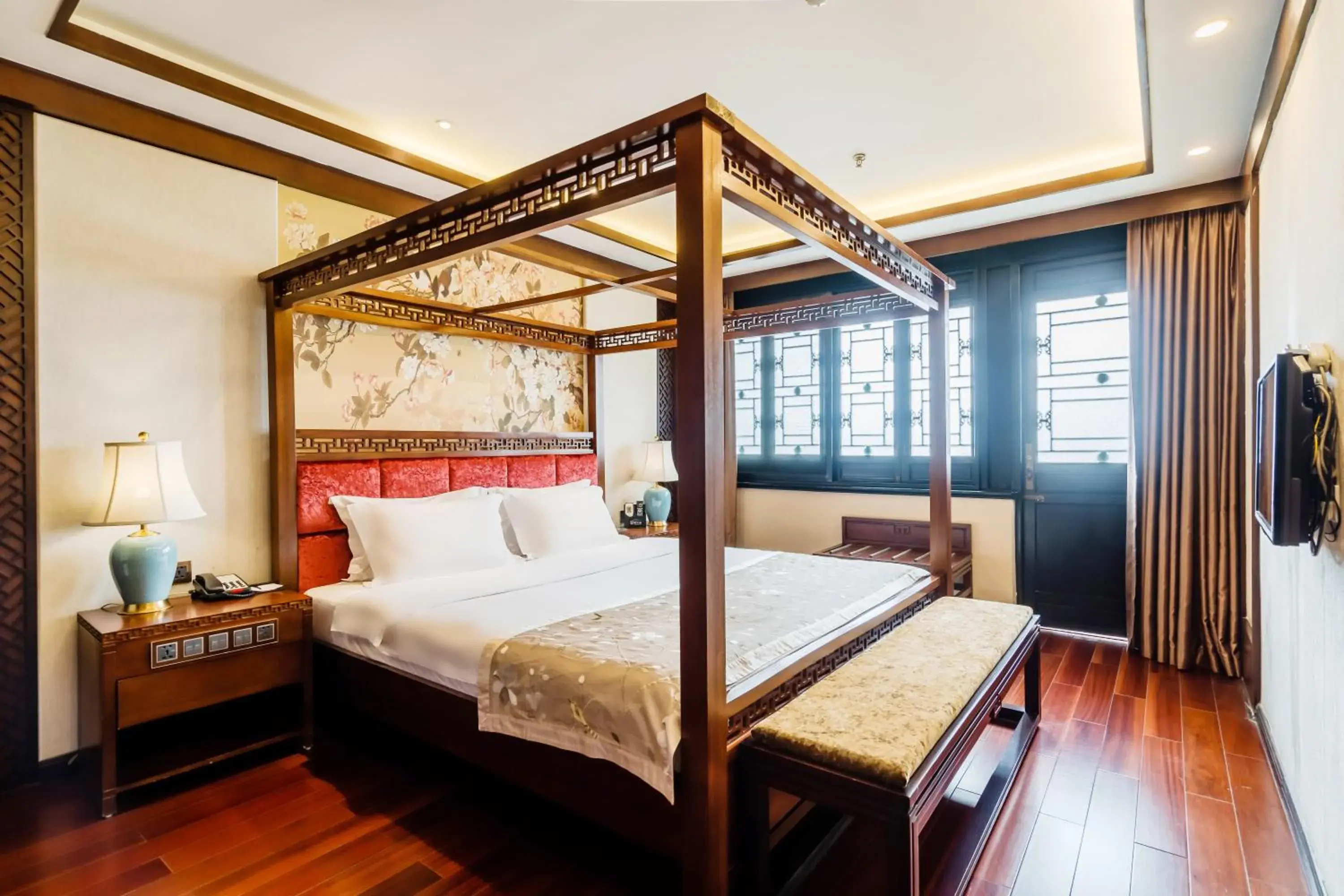 Bed in Buddhazen Hotel