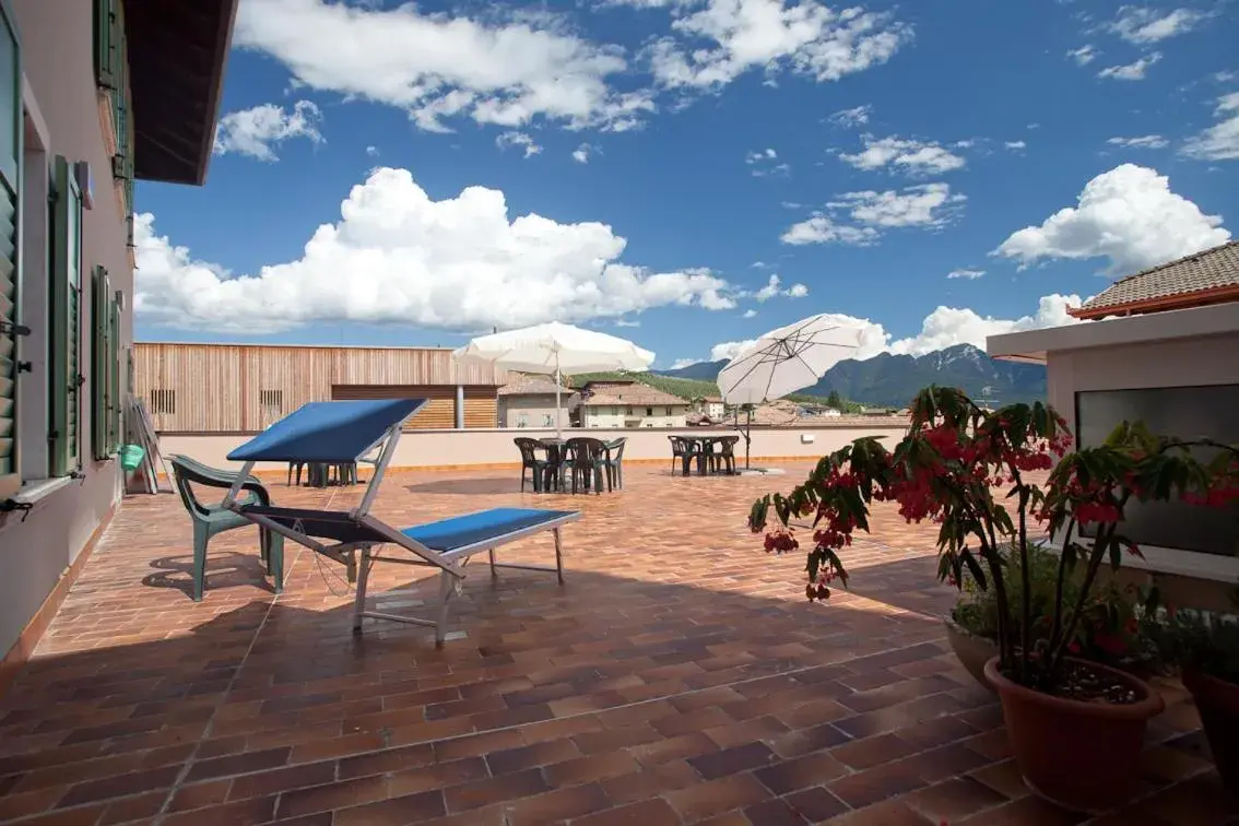 Balcony/Terrace in Albergo Tuenno