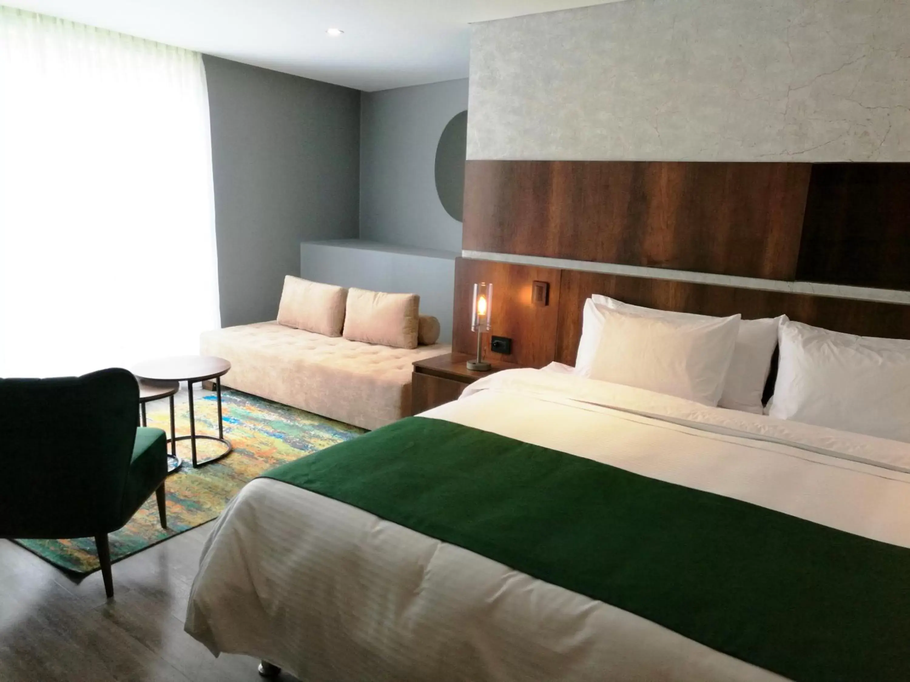 Photo of the whole room, Bed in Café Hotel Medellín