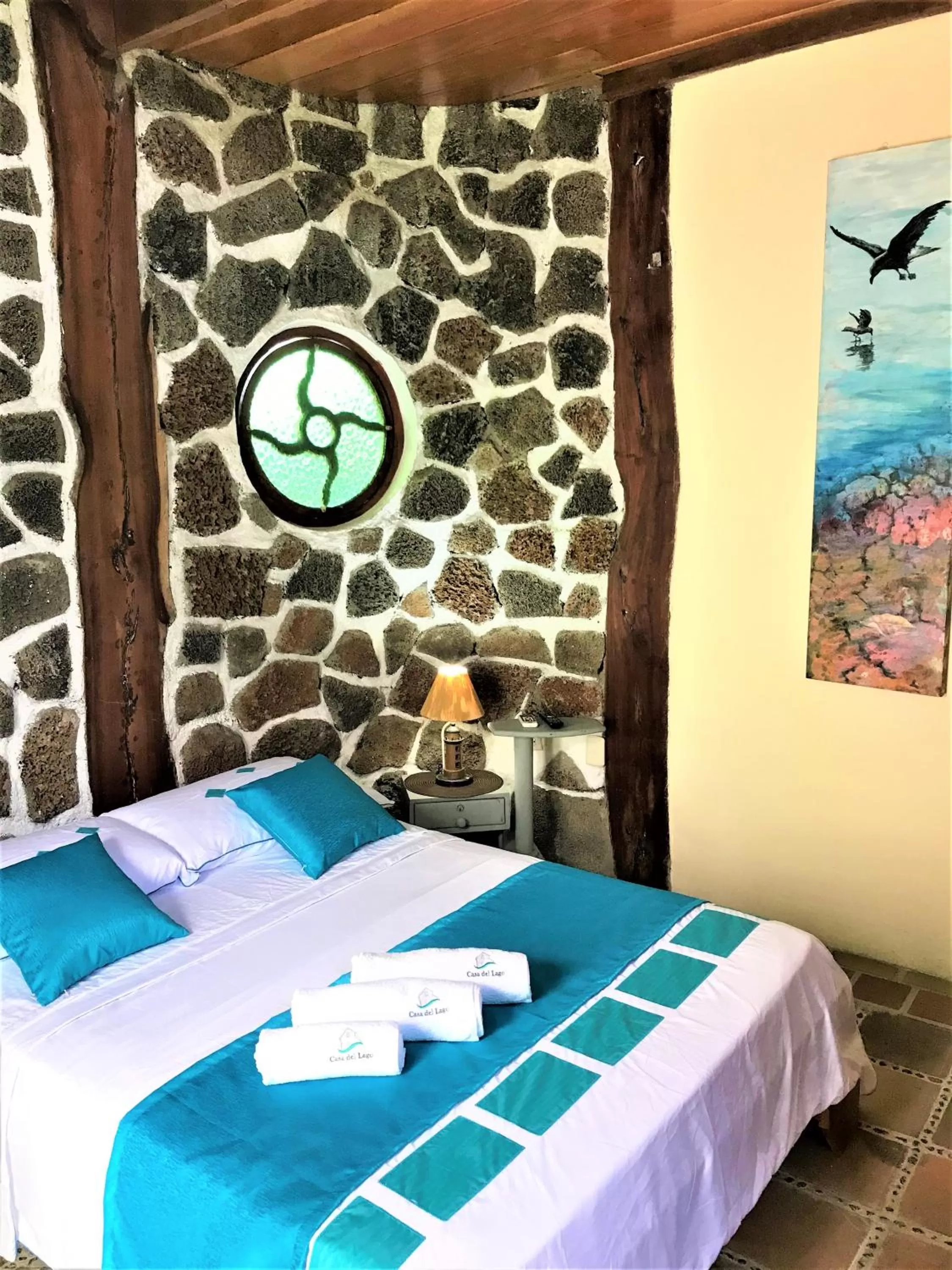 Bedroom, Bed in Casa del Lago Lodging House