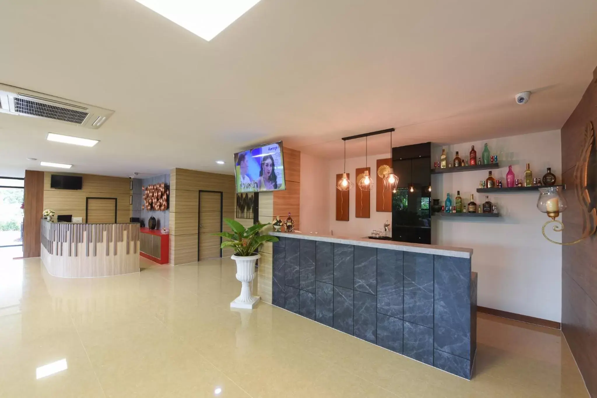 Lounge or bar, Lobby/Reception in Wish Hotel Ubon