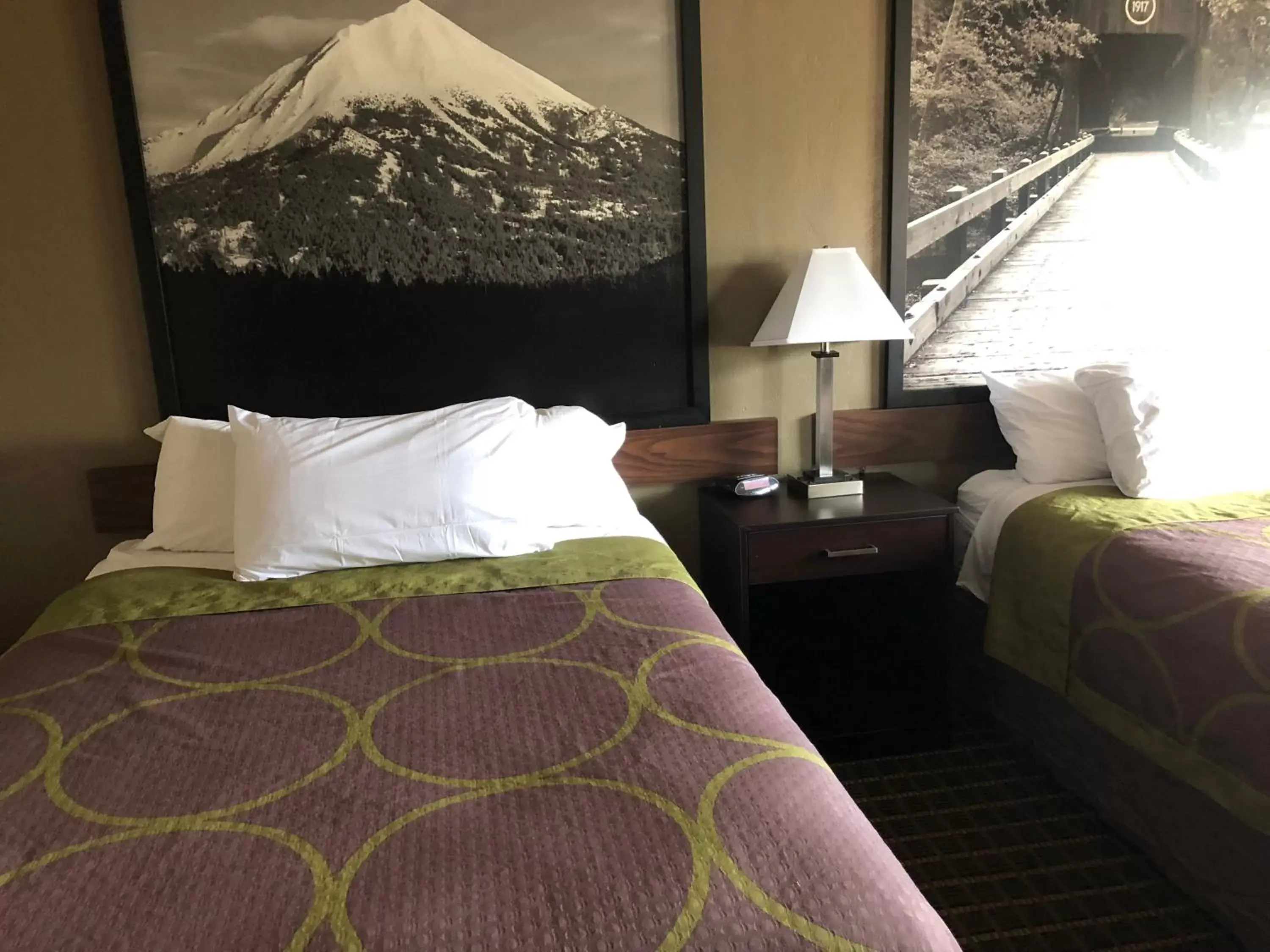River view, Bed in Super 8 by Wyndham Corvallis River view, Bed in Super 8 by Wyndham Corvallis