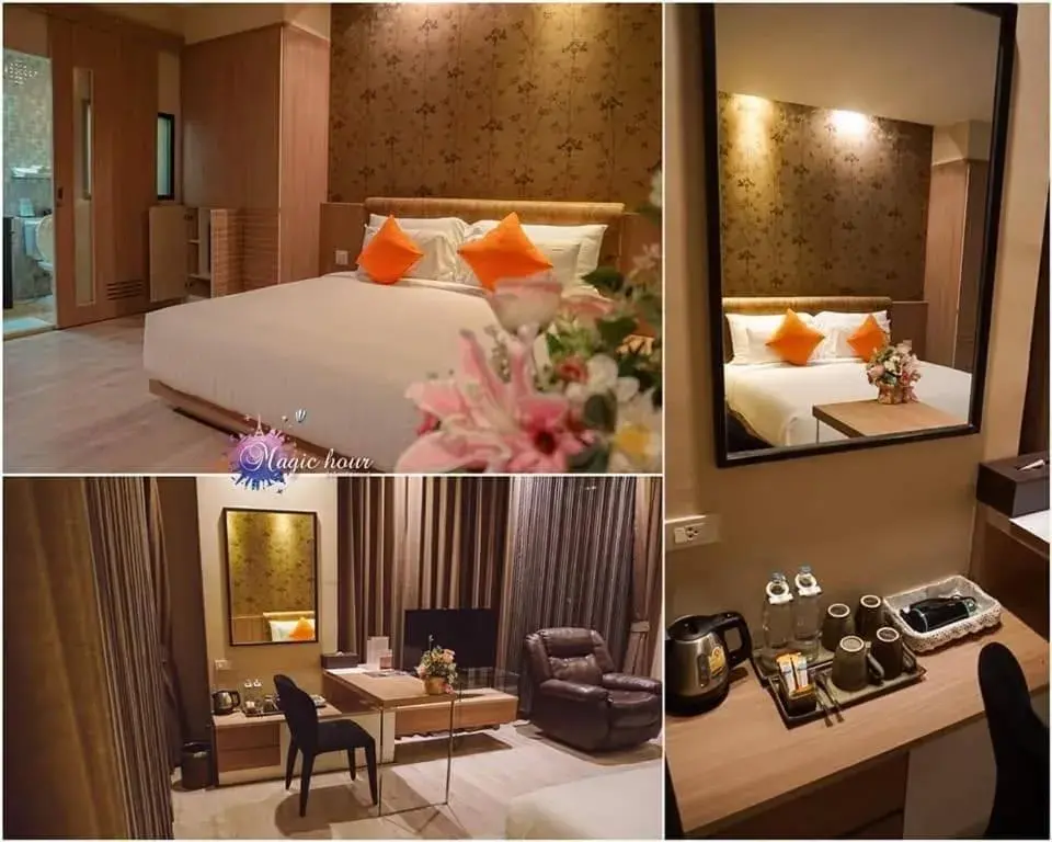 Bed in Tonaoi Grand Hotel Bed in Tonaoi Grand Hotel