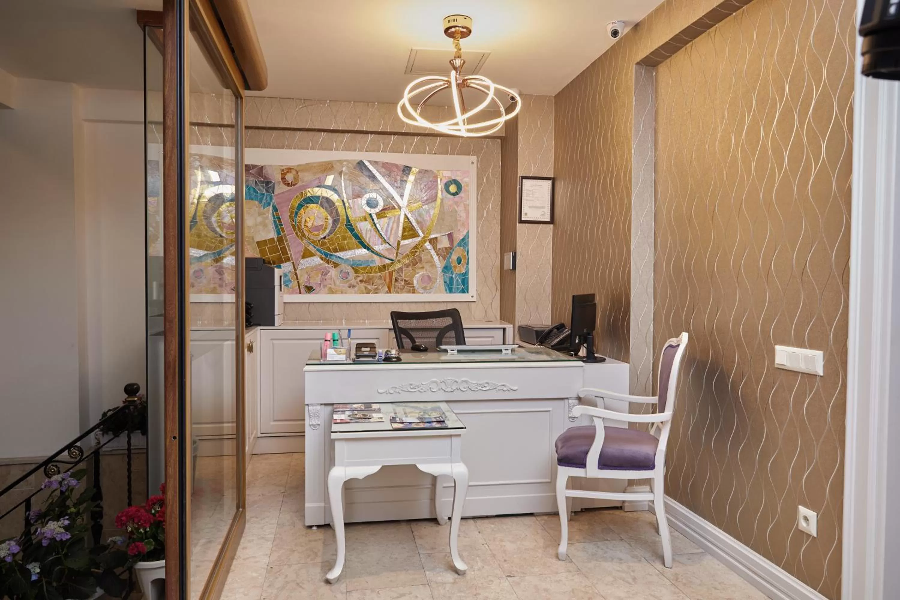 Lobby or reception in Albinas Hotel Old City