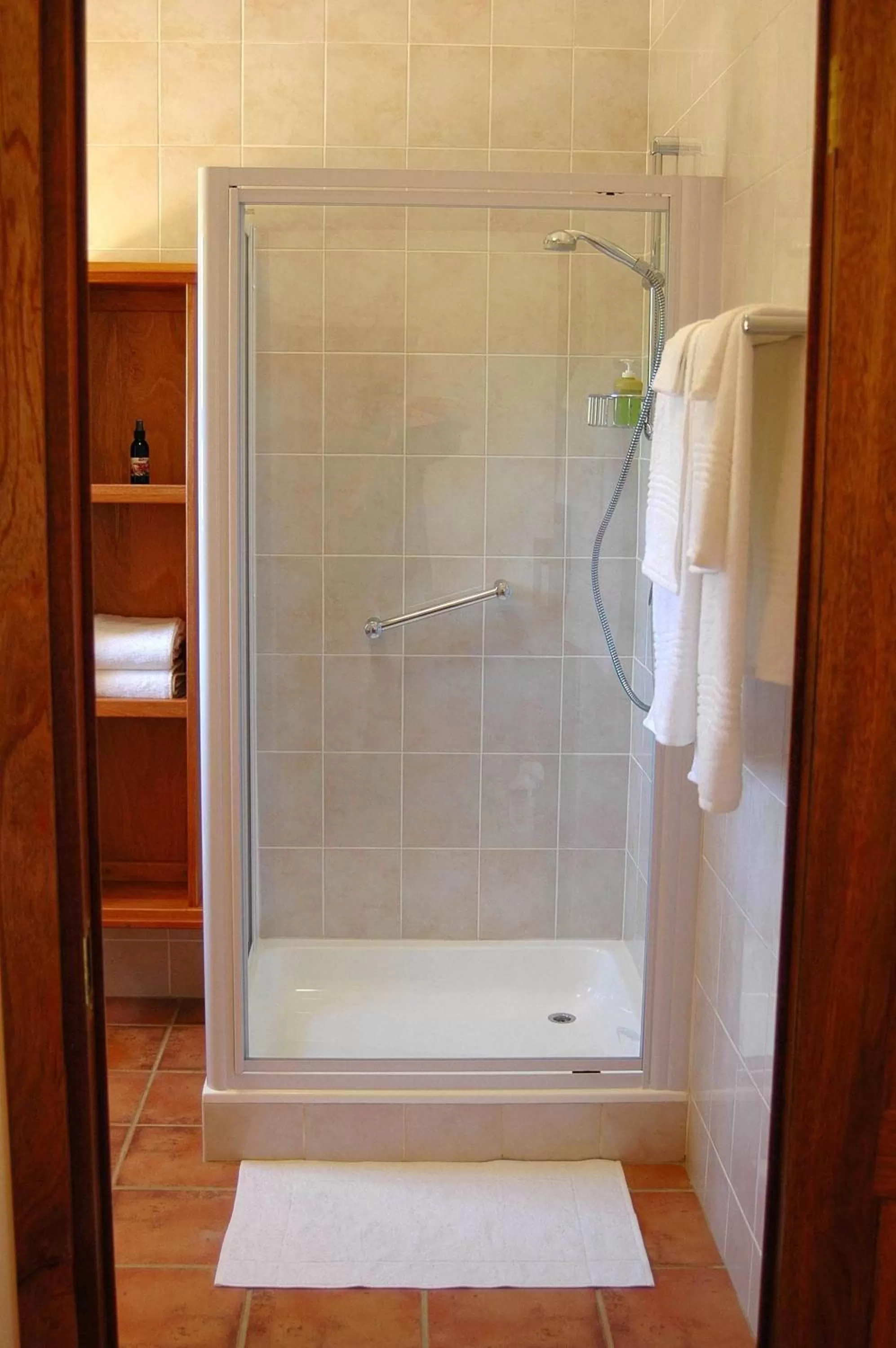 Shower in Gästehaus Pinkepank